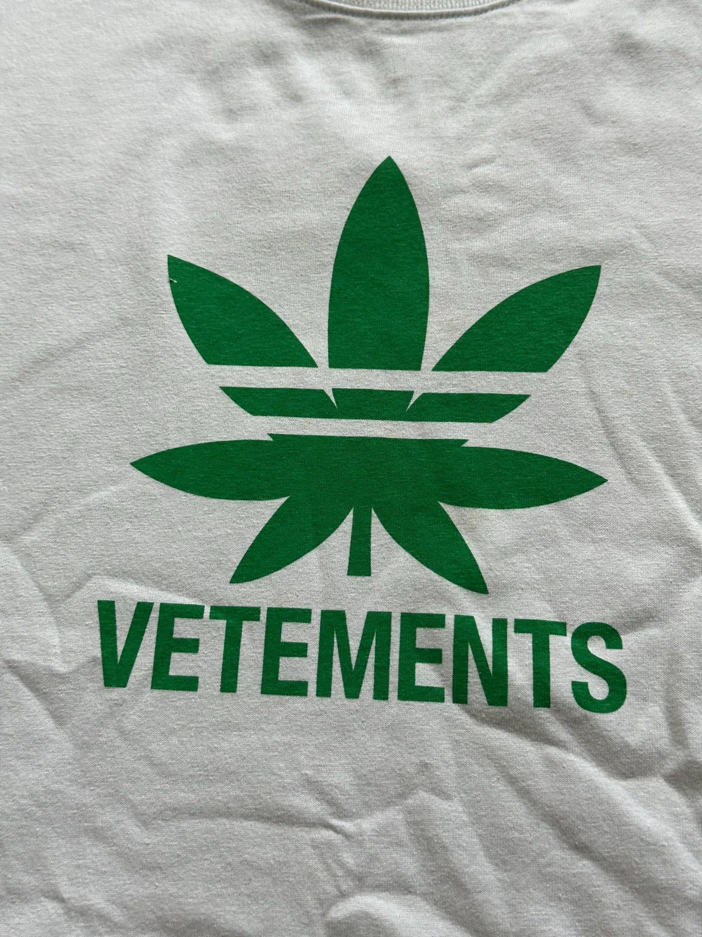 Vetements Vetements Three Leaf Clover Fake Two Piece Splicing T-shirt -DMC Size US M / EU 48-50 / 2 - 4 Thumbnail