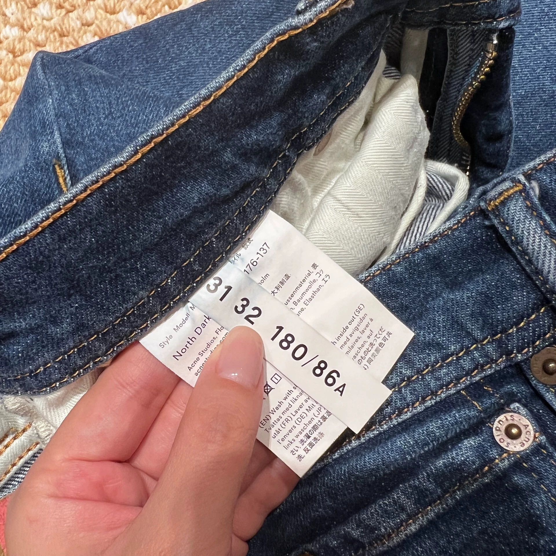 Acne Studios Acne Studios men's jeans - -DMC Size US 31 - 4 Thumbnail