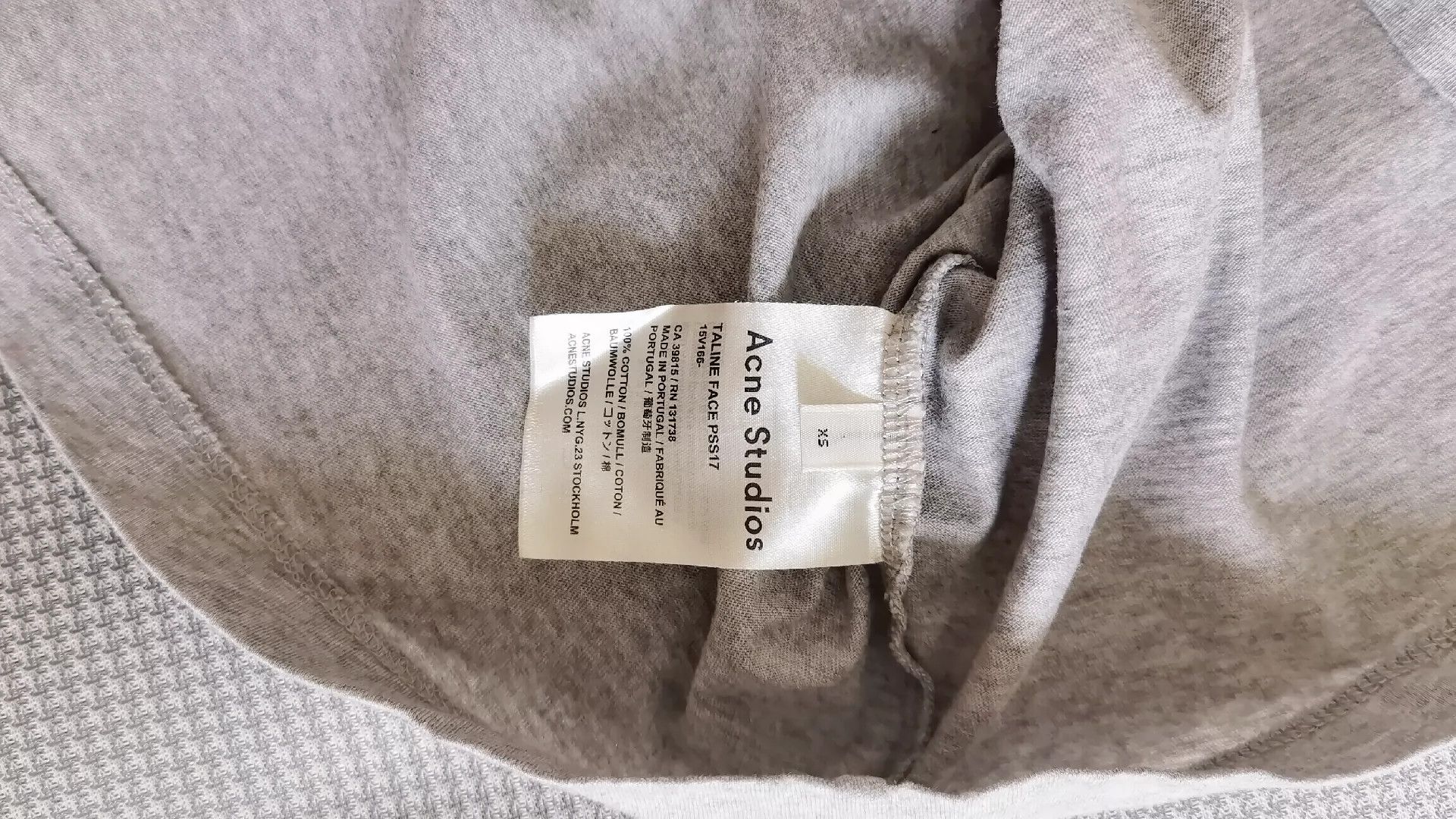 Acne Studios Acne cold face T-shirt - -DMC Size US XS / EU 42 / 0 - 2 Thumbnail