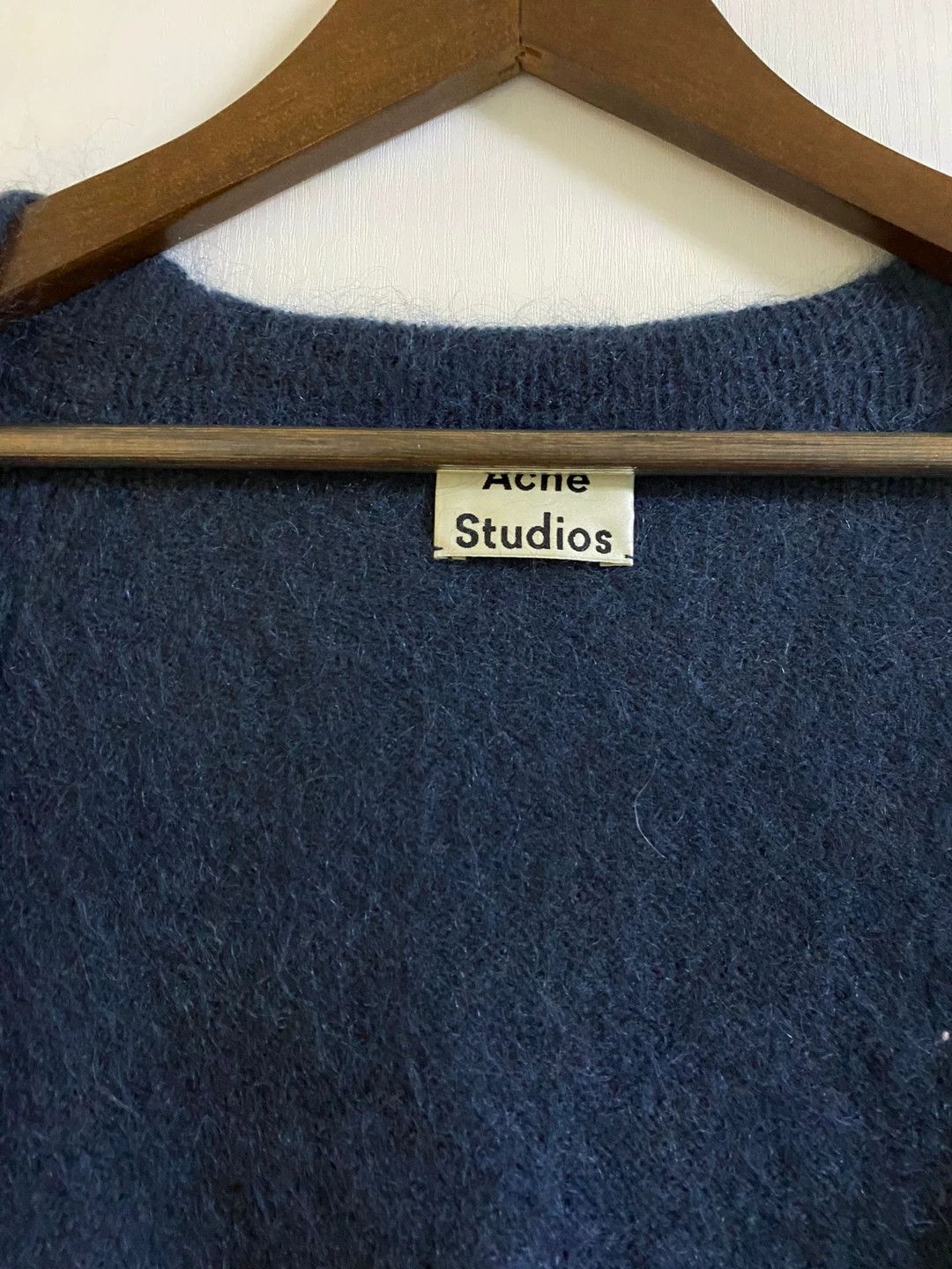 Acne Studios acne inky blue mohair cardigan long - -DMC Size US XS / EU 42 / 0 - 2 Thumbnail