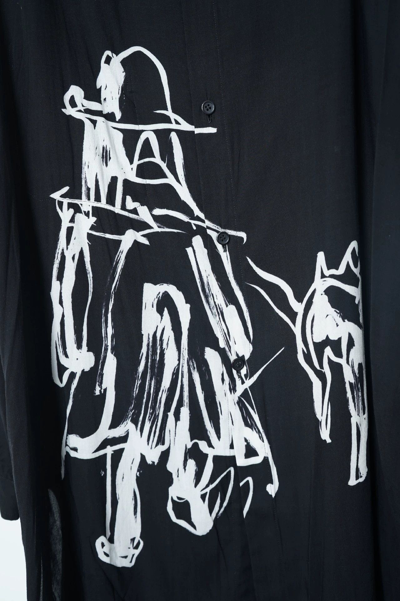 Yohji Yamamoto Yohji Yamamoto Dog Walking Shirt - -DMC Size US M / EU 48-50 / 2 - 6 Thumbnail