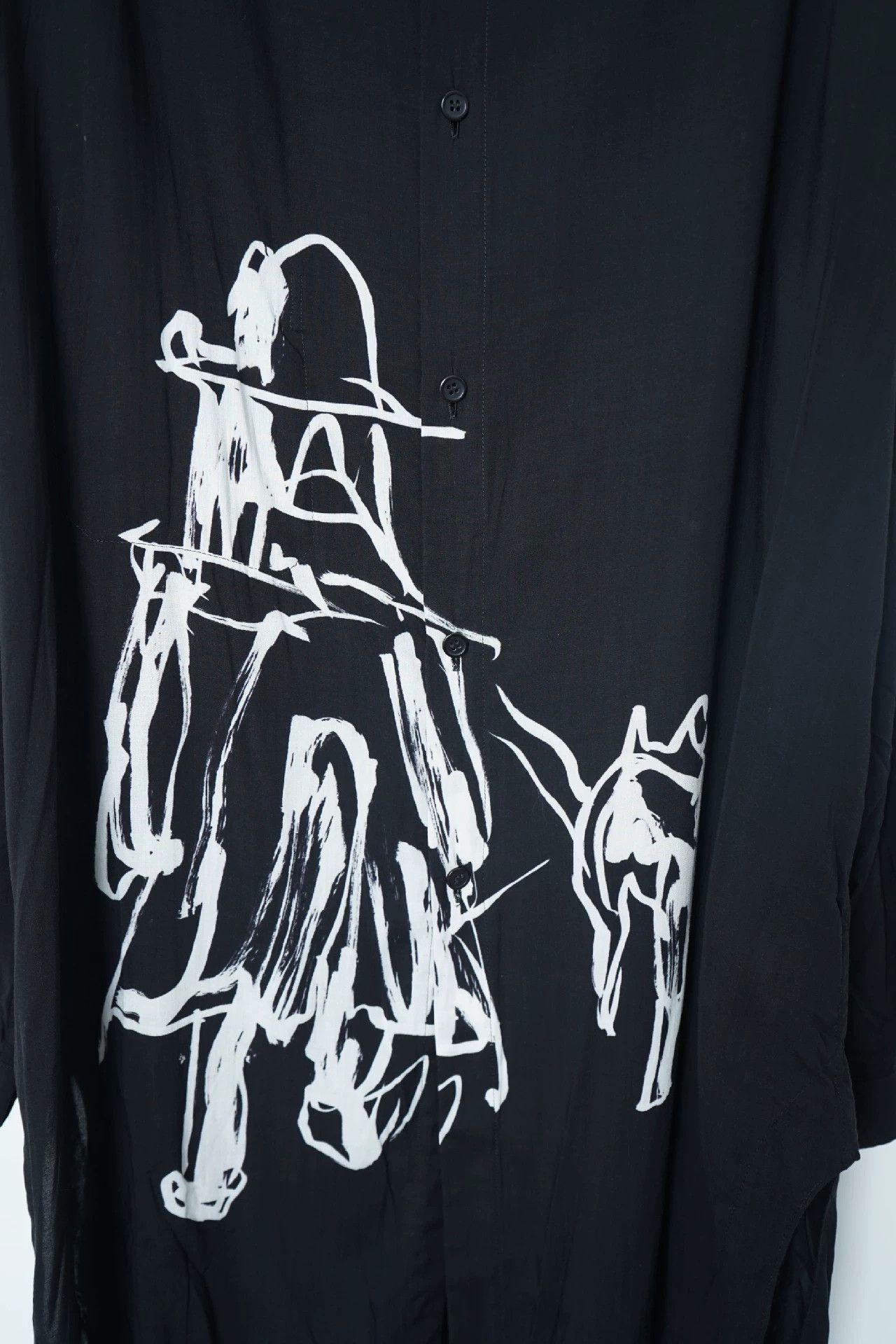 Yohji Yamamoto Yohji Yamamoto Dog Walking Shirt - -DMC Size US M / EU 48-50 / 2 - 5 Thumbnail