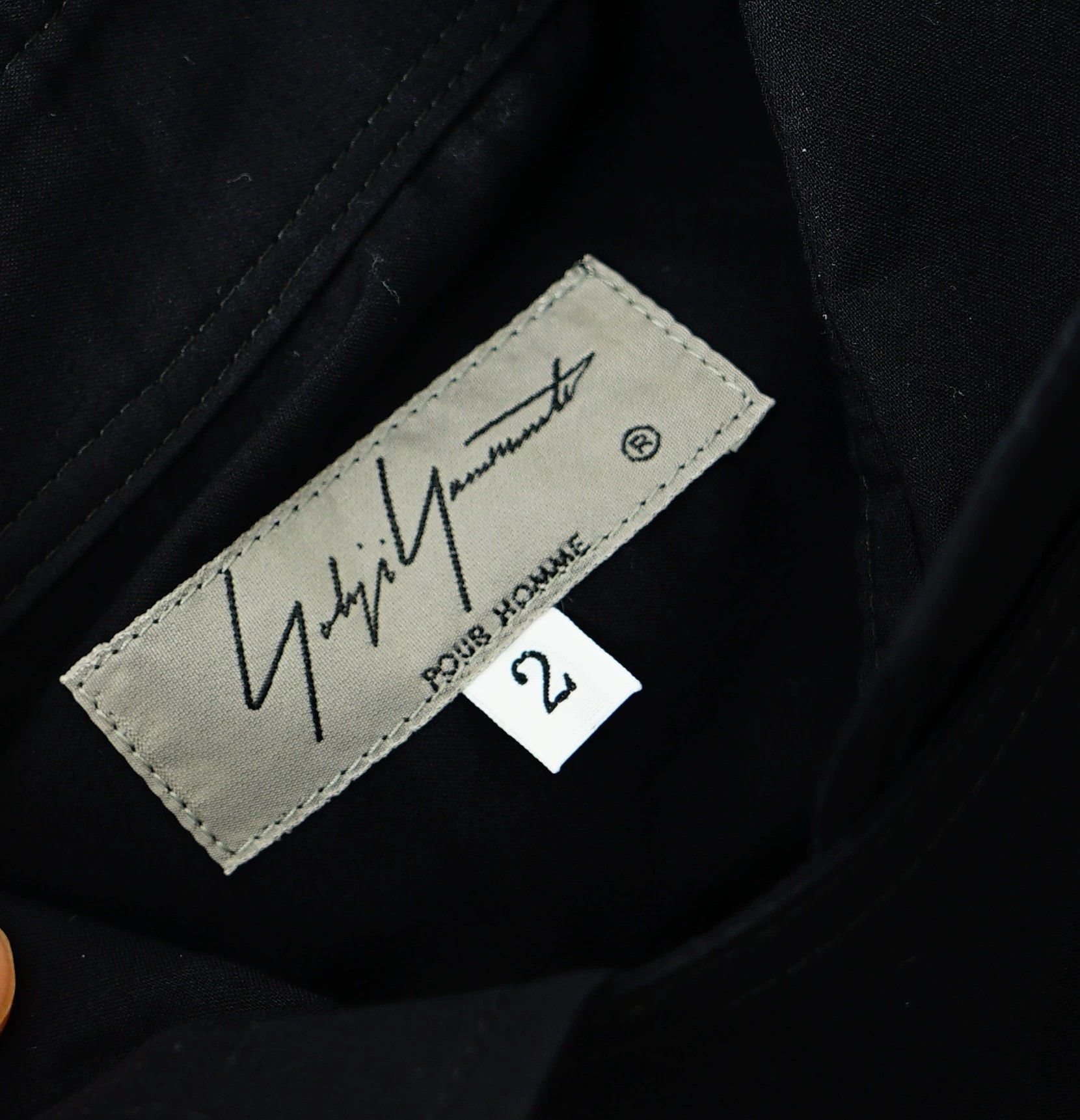 Yohji Yamamoto Yohji Yamamoto High-Neck Short-Sleeved Shirt - -DMC Size US M / EU 48-50 / 2 - 8 Thumbnail