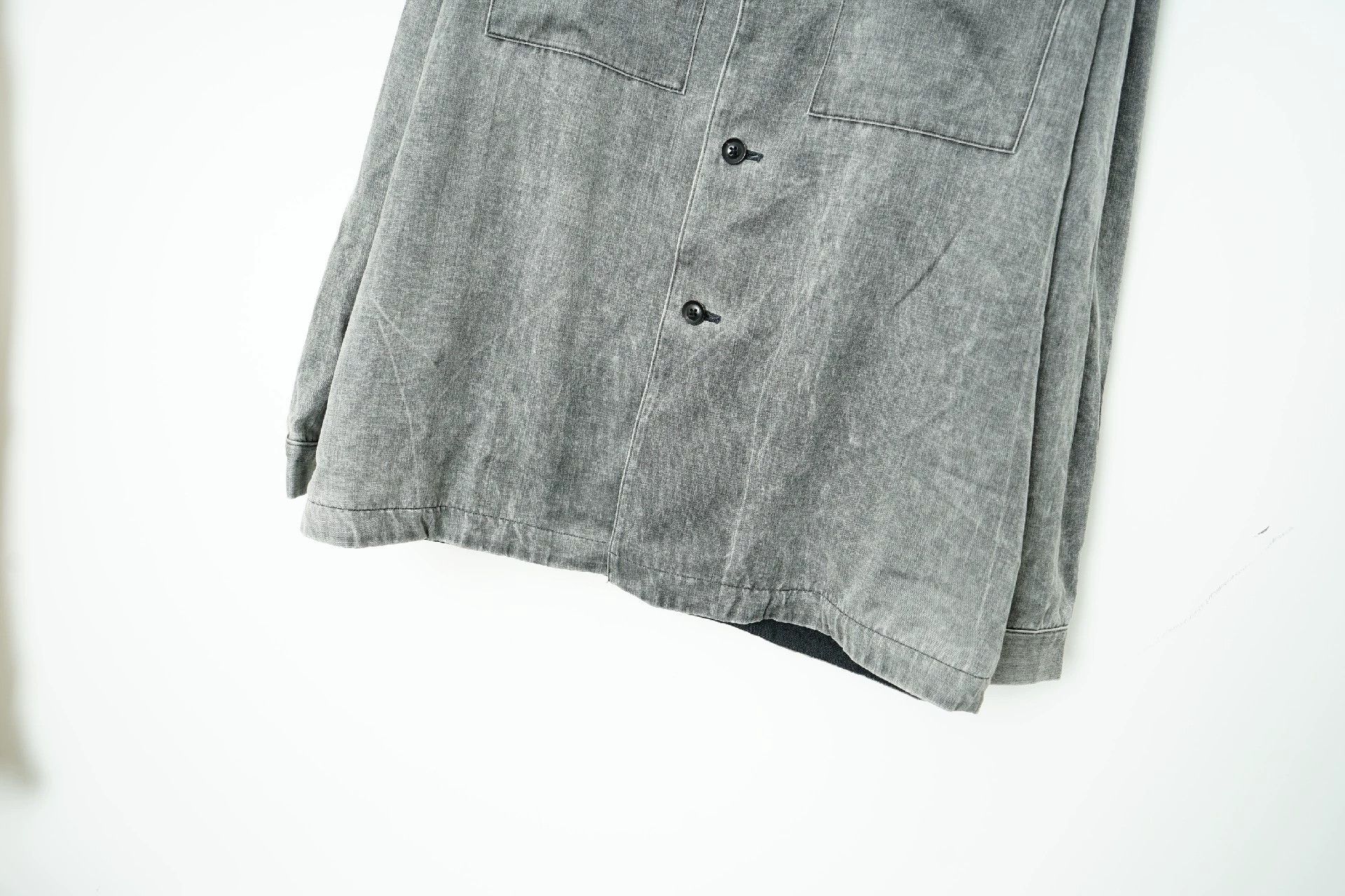 Yohji Yamamoto Yohji Yamamoto Loose Heavy Wash Hooded Jacket - -DMC Size US L / EU 52-54 / 3 - 6 Thumbnail