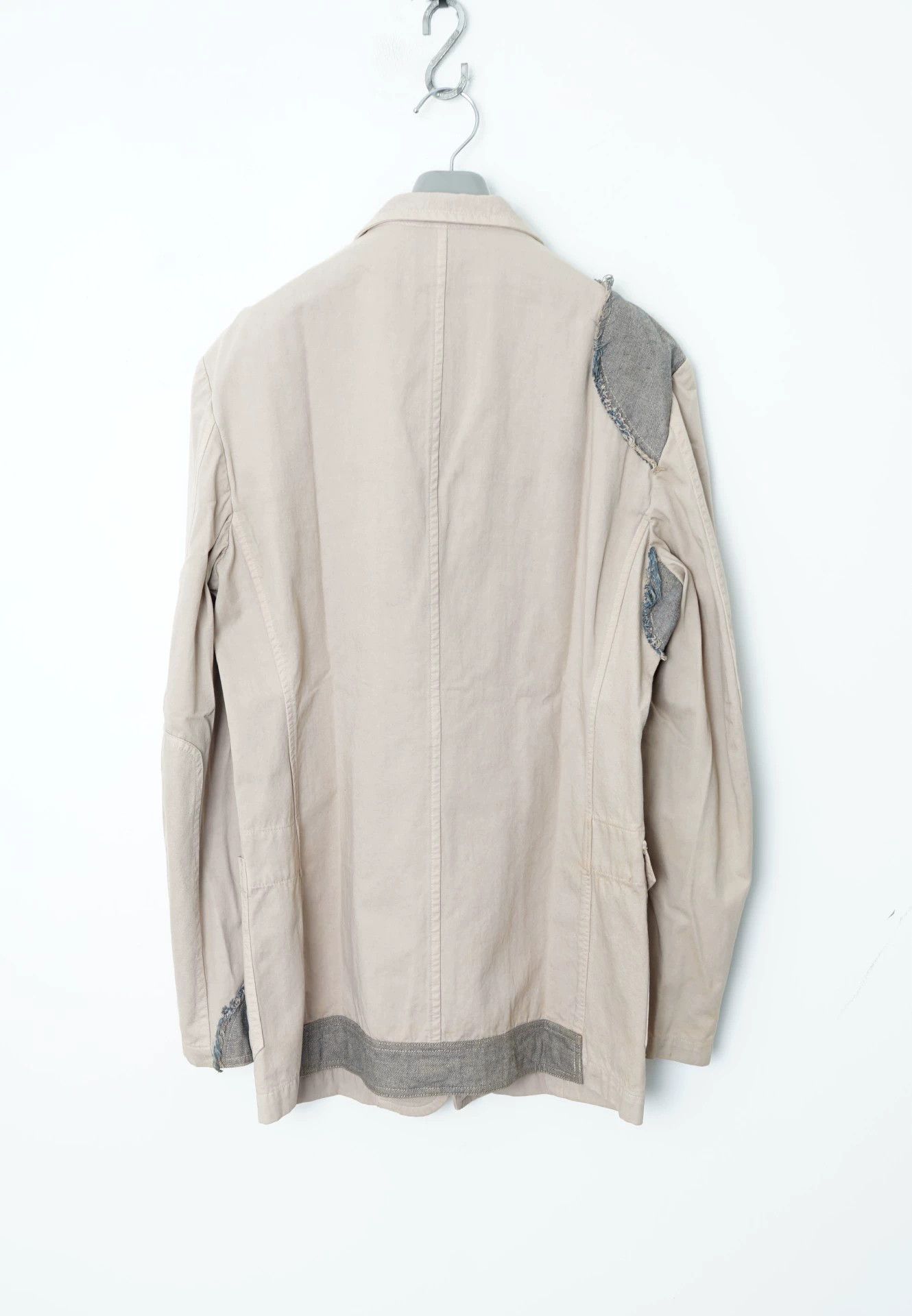 Yohji Yamamoto Yohji Yamamoto Loose Silhouette Patchwork Jacket Suit -DMC Size US L / EU 52-54 / 3 - 5 Thumbnail