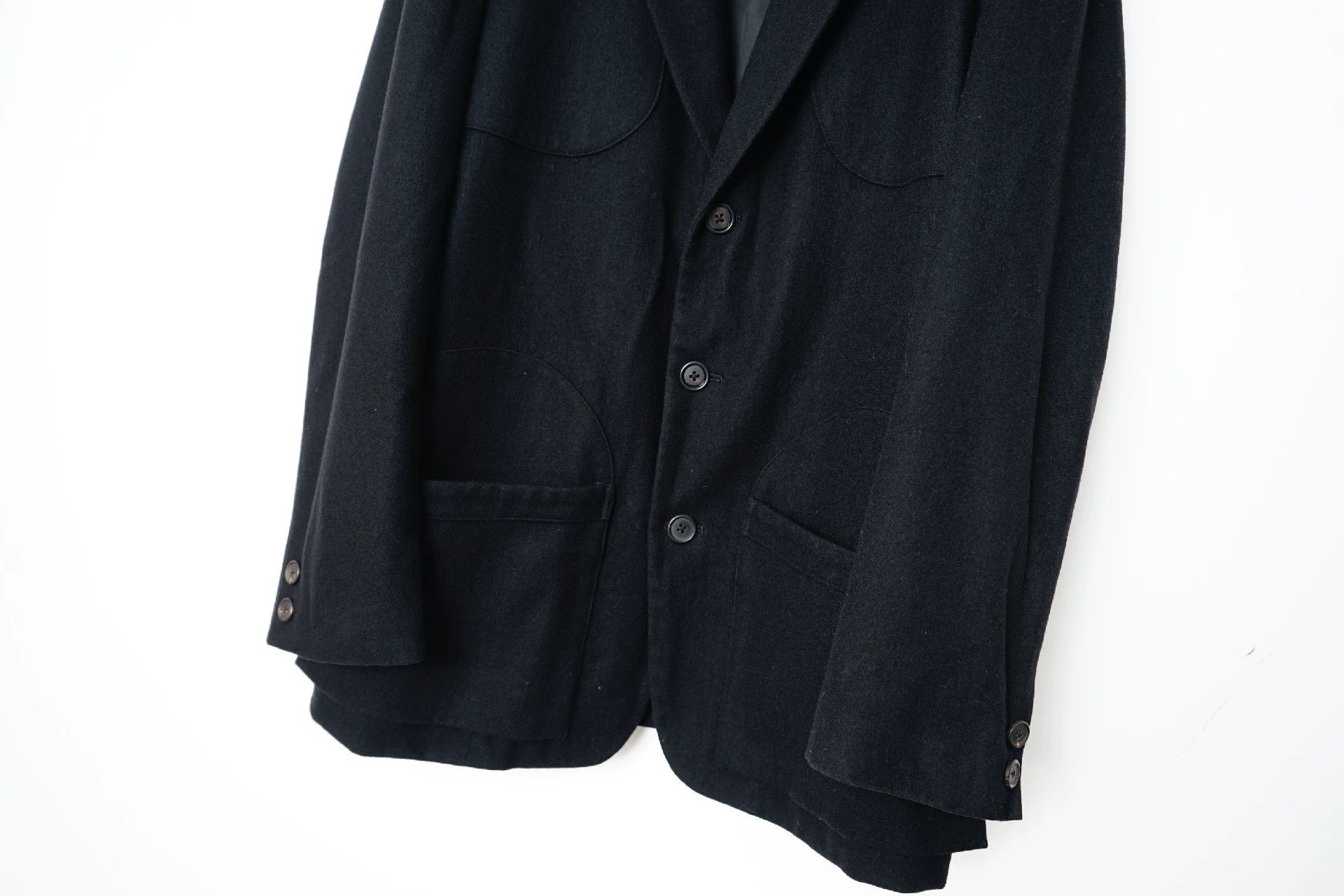 Yohji Yamamoto Yohji Yamamoto Autumn/Winter Round Patchwork Wool Suit- -DMC Size US S / EU 44-46 / 1 - 3 Thumbnail