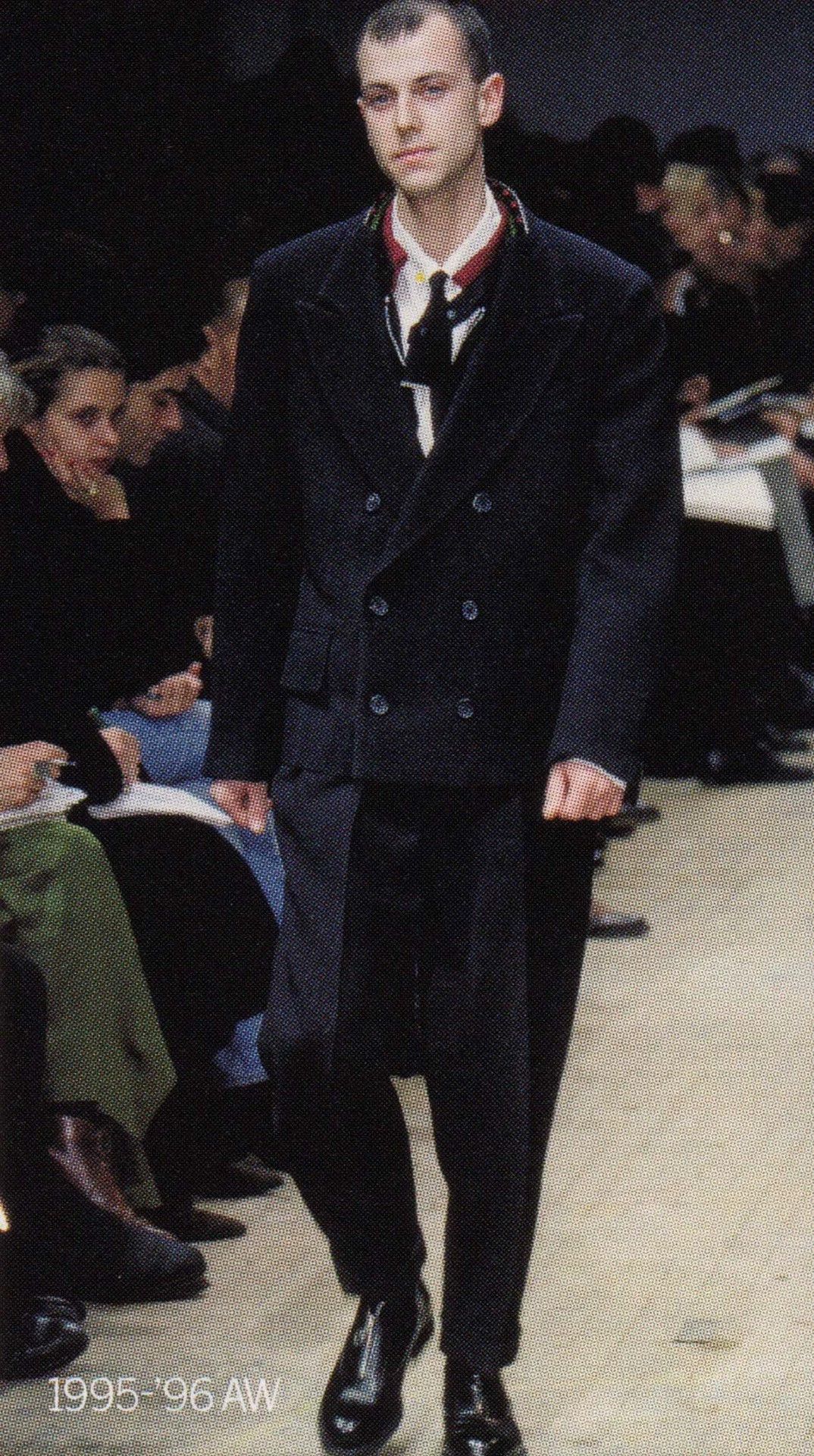 Yohji Yamamoto Yohji Yamamoto 1995Aw Show Flower Knitted Collar Suit 2409- -DMC Size US S / EU 44-46 / 1 - 5 Thumbnail
