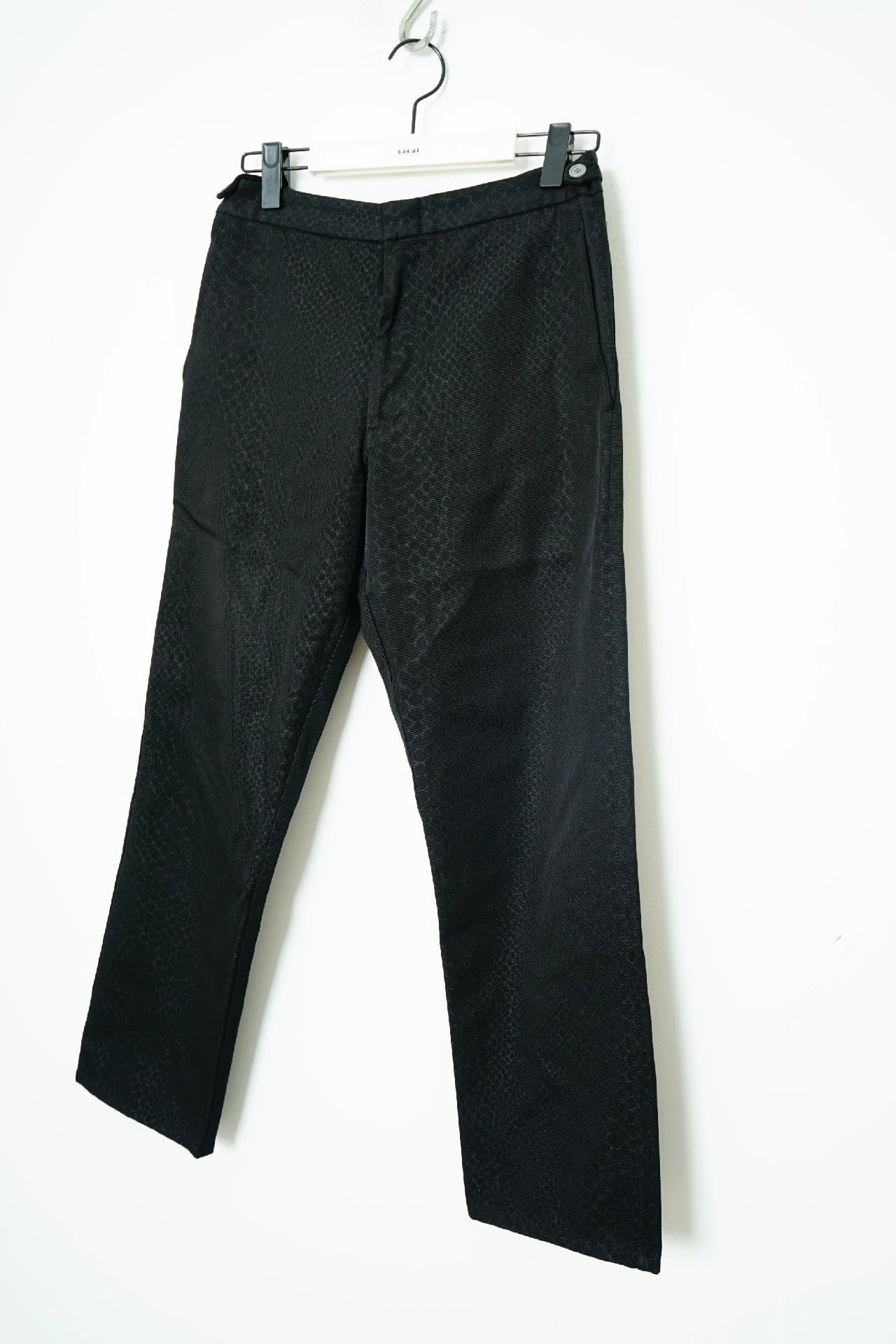 Comme des Garcons Comme Des Garcons Blended wool dark patterned trousers -DMC Size US 36 / EU 52 - 2 Thumbnail