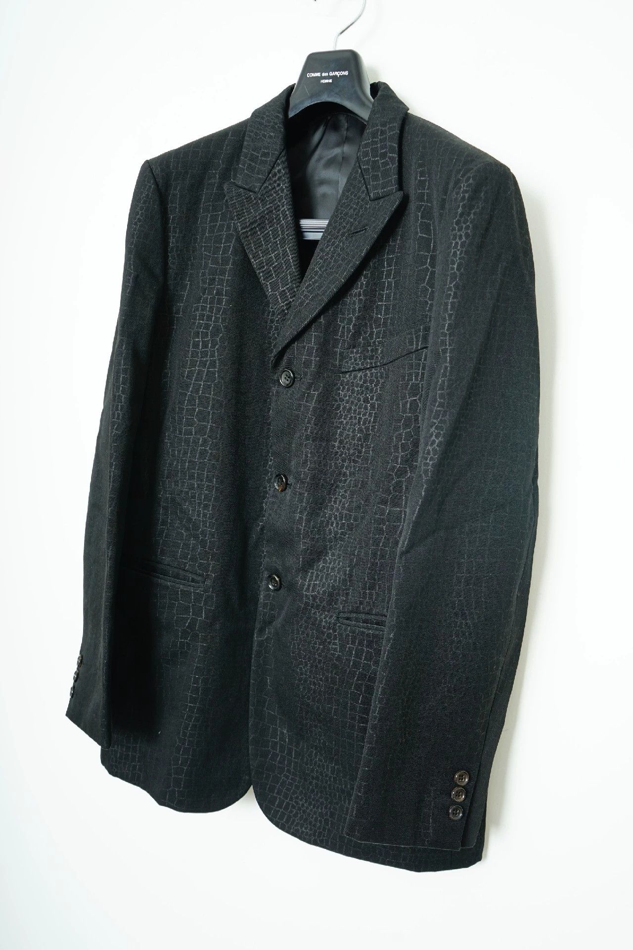 Comme des Garcons Comme Des Garcons Dark patterned suit jacket jacket -DMC Size US M / EU 48-50 / 2 - 2 Thumbnail