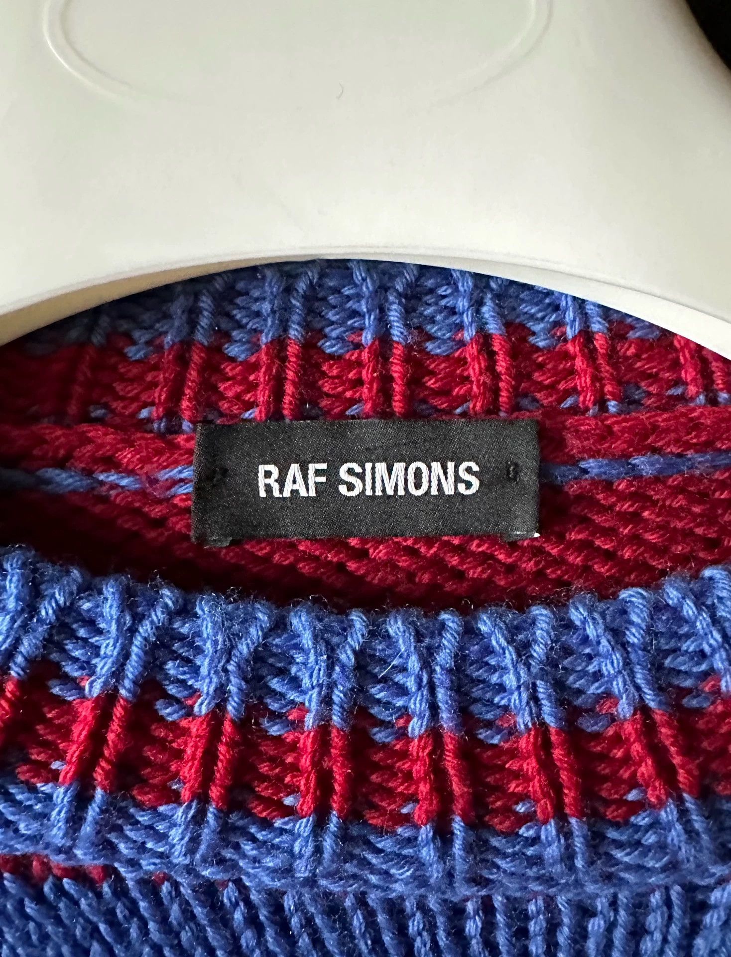 Raf Simons Raf Simons Red and Blue Layered Sweater -DMC Size US M / EU 48-50 / 2 - 3 Thumbnail