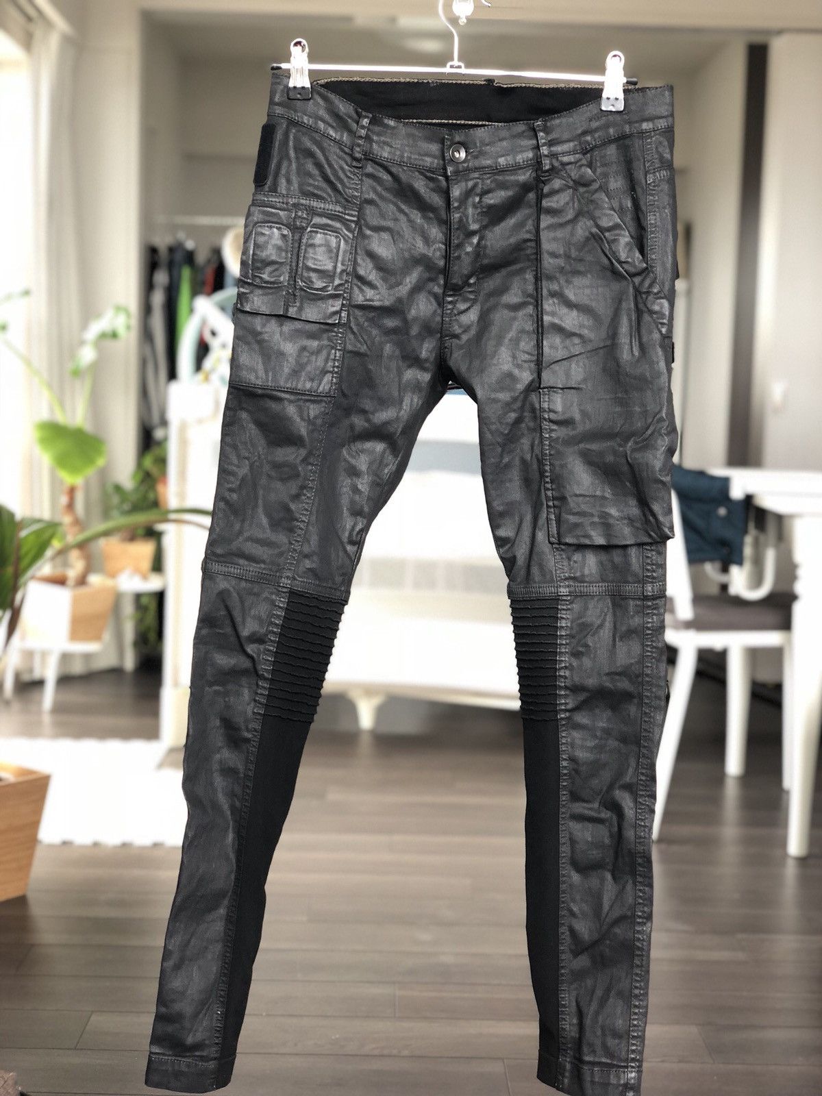 Rick Owens Drkshdw Memphis Jeans 30素材マット - ワークパンツ 