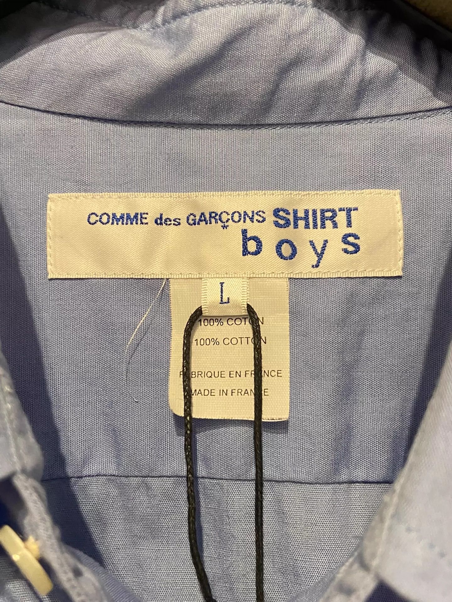 Comme des Garcons Comme Des Garcons Washed blue shirt -DMC Size US L / EU 52-54 / 3 - 3 Thumbnail