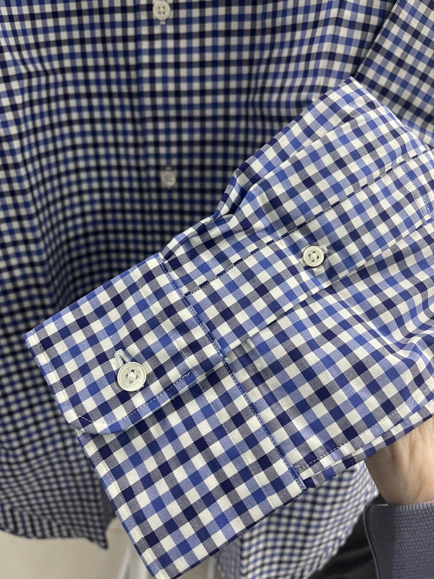 Comme des Garcons Comme Des Garcons Blue white black checkered shirt -DMC Size US M / EU 48-50 / 2 - 6 Thumbnail