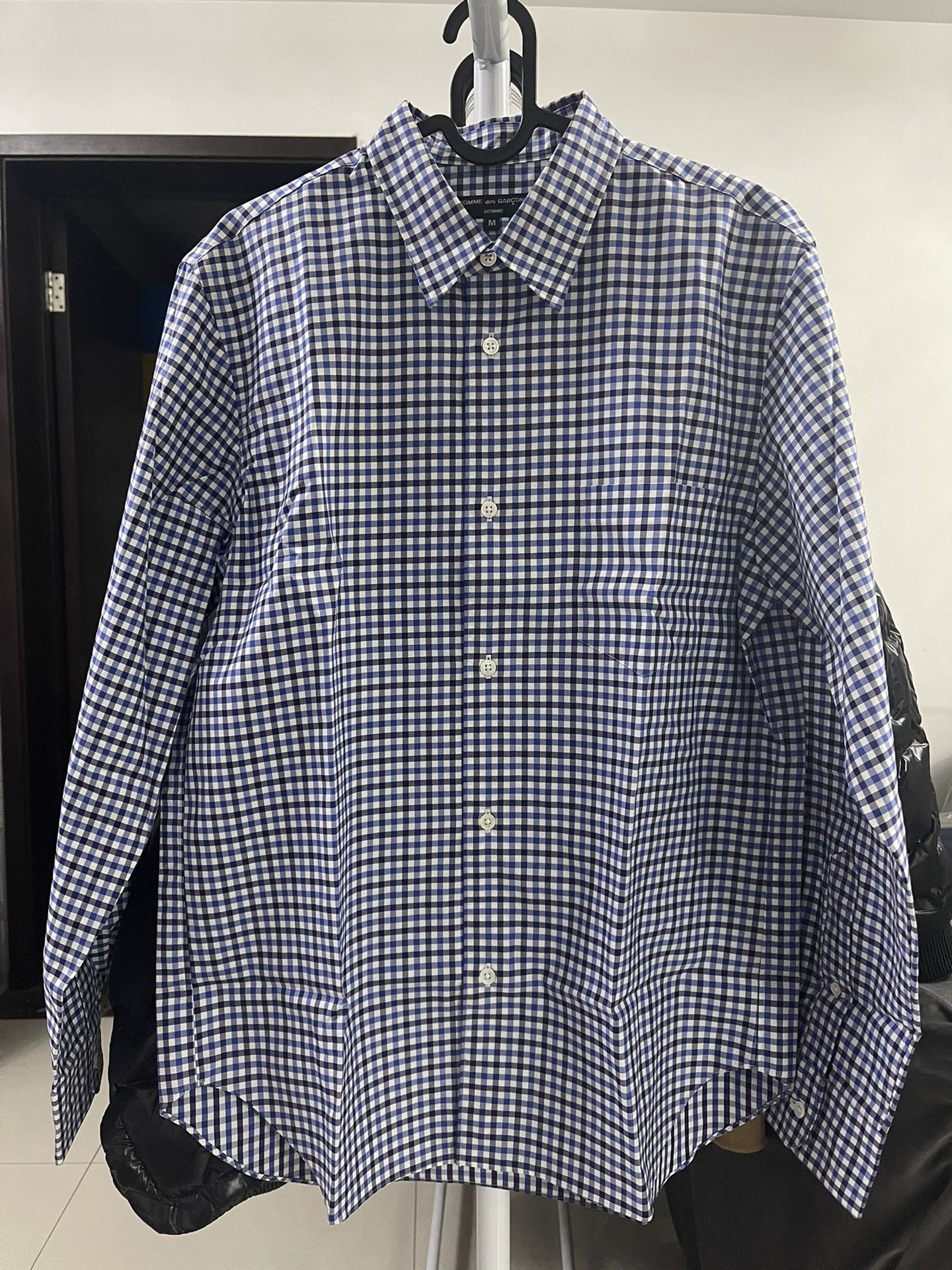 Comme des Garcons Comme Des Garcons Blue white black checkered shirt -DMC Size US M / EU 48-50 / 2 - 2 Thumbnail