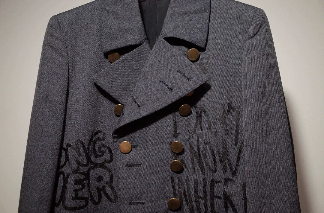 Comme des Garcons Comme Des Garcons Full breasted wool coat -DMC Size US XS / EU 42 / 0 - 2 Thumbnail
