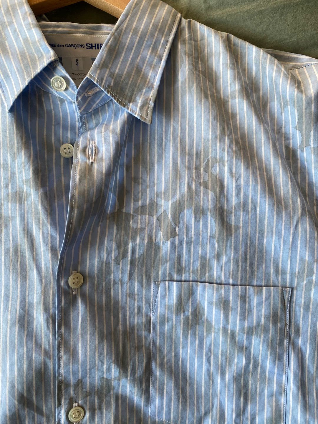 Comme des Garcons Comme Des Garcons Stripe printed shirt -DMC Size US S / EU 44-46 / 1 - 2 Thumbnail