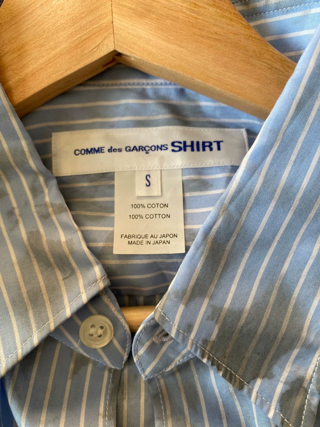 Comme des Garcons Comme Des Garcons Stripe printed shirt -DMC Size US S / EU 44-46 / 1 - 5 Thumbnail