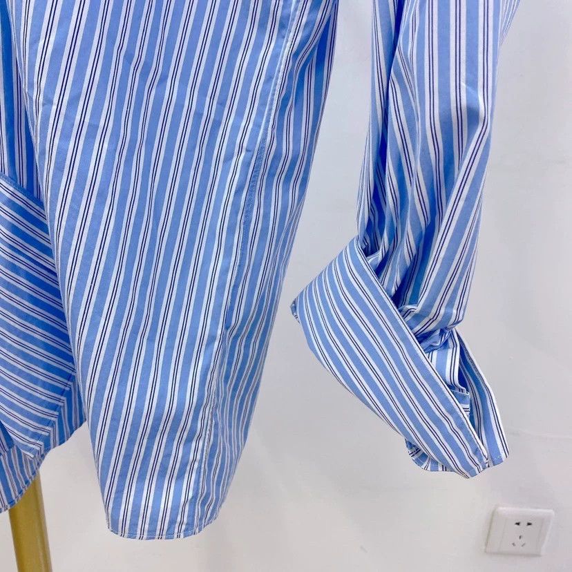 Comme des Garcons Comme Des Garcons Blue striped shirt -DMC Size US XS / EU 42 / 0 - 4 Thumbnail