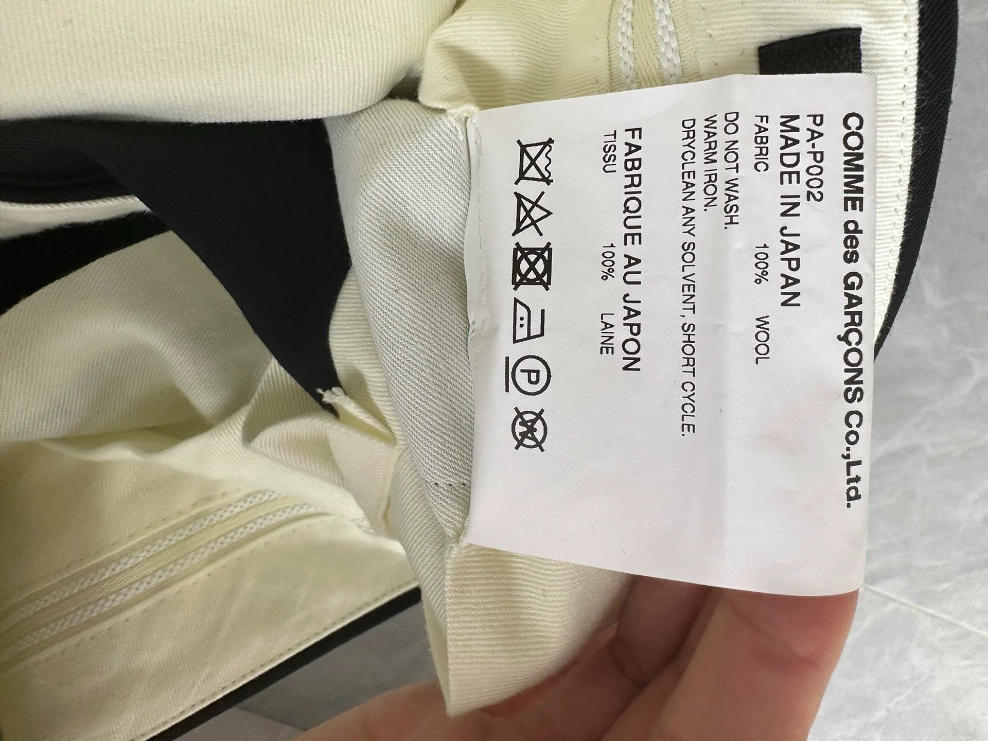 Comme des Garcons Comme Des Garcons Classic black low-end cropped pants -DMC Size US 32 / EU 48 - 7 Thumbnail