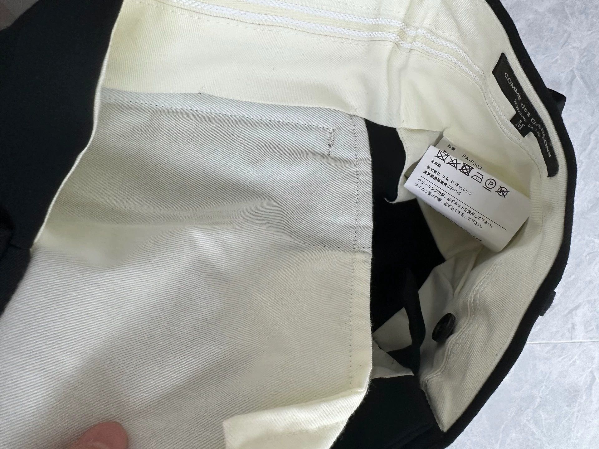 Comme des Garcons Comme Des Garcons Classic black low-end cropped pants -DMC Size US 32 / EU 48 - 9 Thumbnail