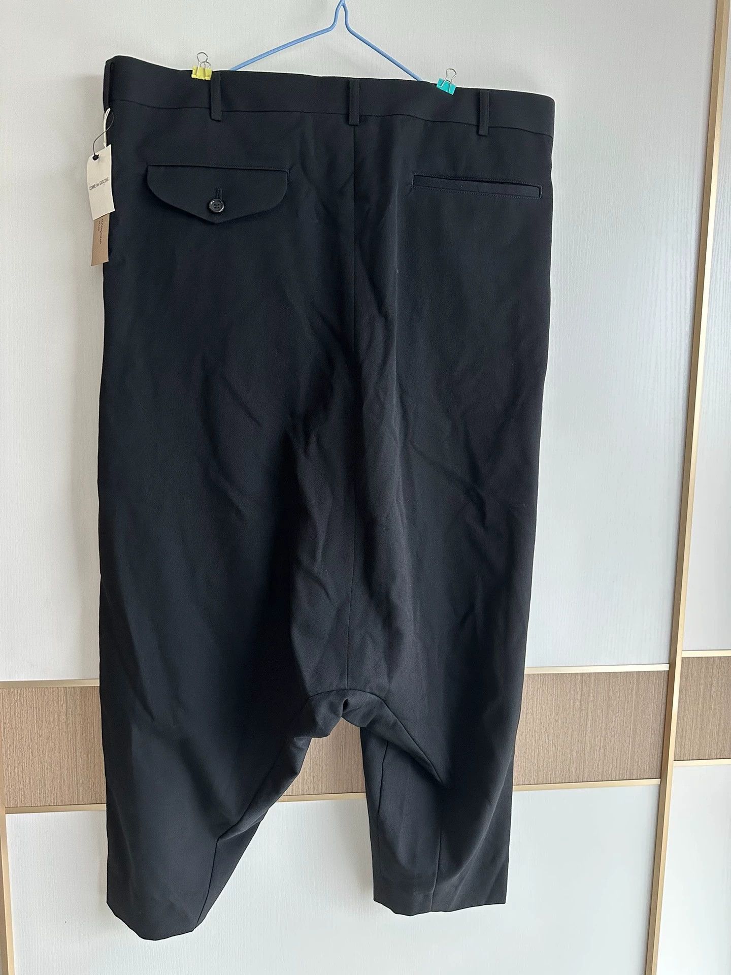 Comme des Garcons Comme Des Garcons Classic black low-end cropped pants -DMC Size US 32 / EU 48 - 2 Thumbnail