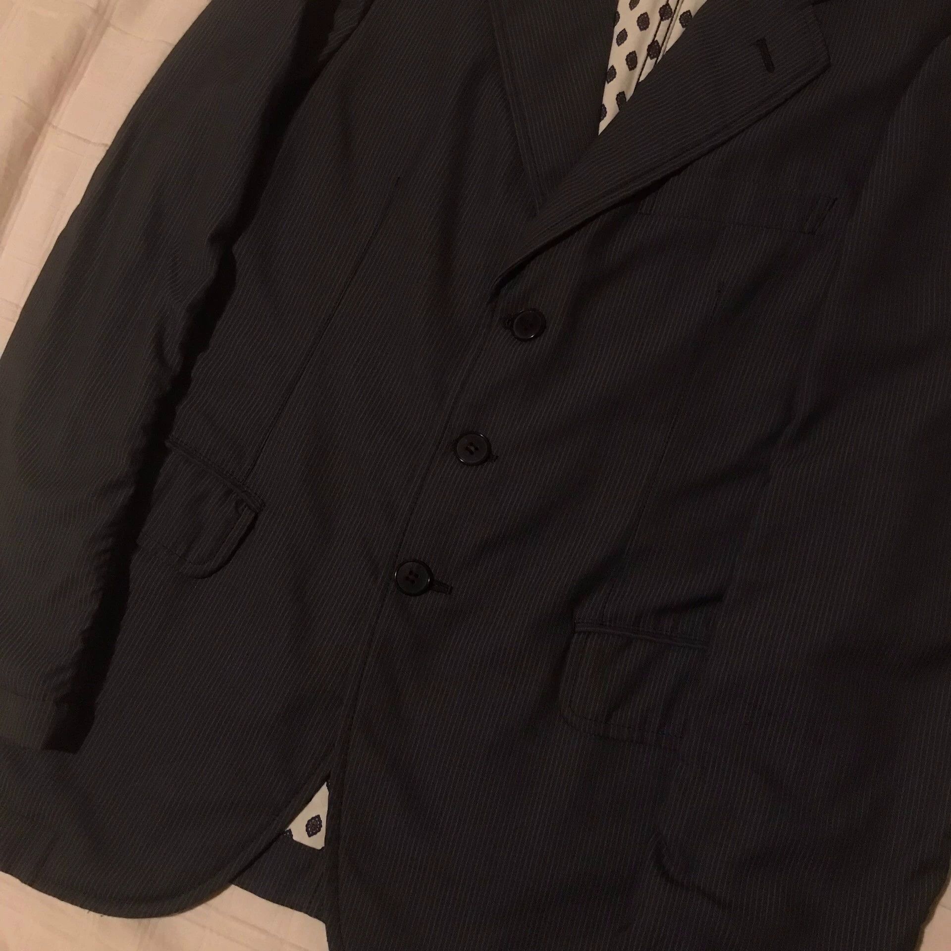 Comme des Garcons Comme Des Garcons Grey pleated suit jacket -DMC Size US XS / EU 42 / 0 - 4 Thumbnail