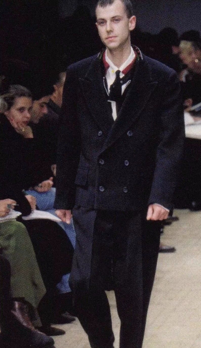 Yohji Yamamoto Yohji Yamamoto 1995Aw Show Flower Knitted Collar Suit 2409- -DMC Size US S / EU 44-46 / 1 - 8 Thumbnail
