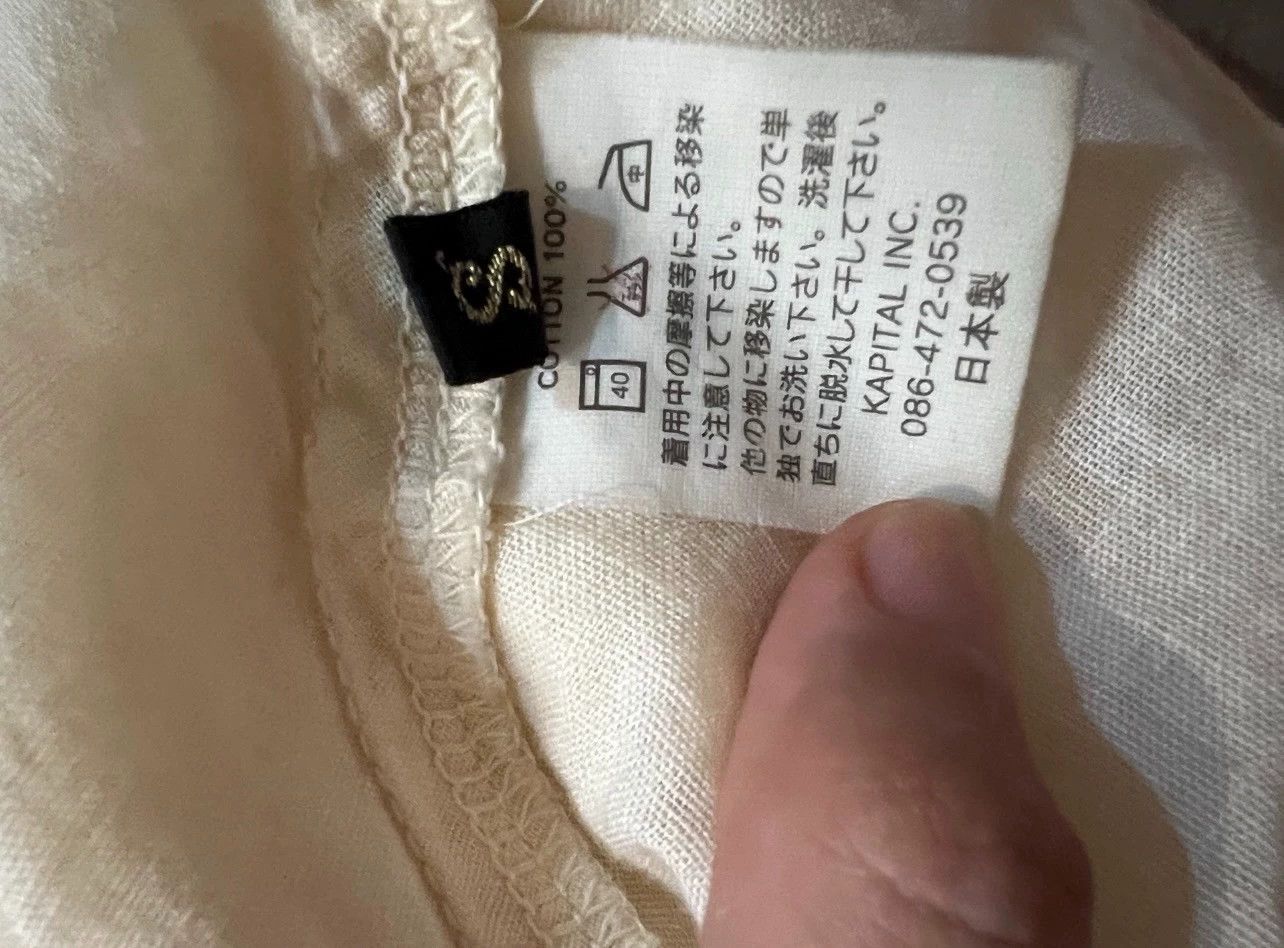 Kapital Kapital Beige Smock Classic Cocoon Umbrella Drawstring Top -DMC Size US S / EU 44-46 / 1 - 5 Thumbnail
