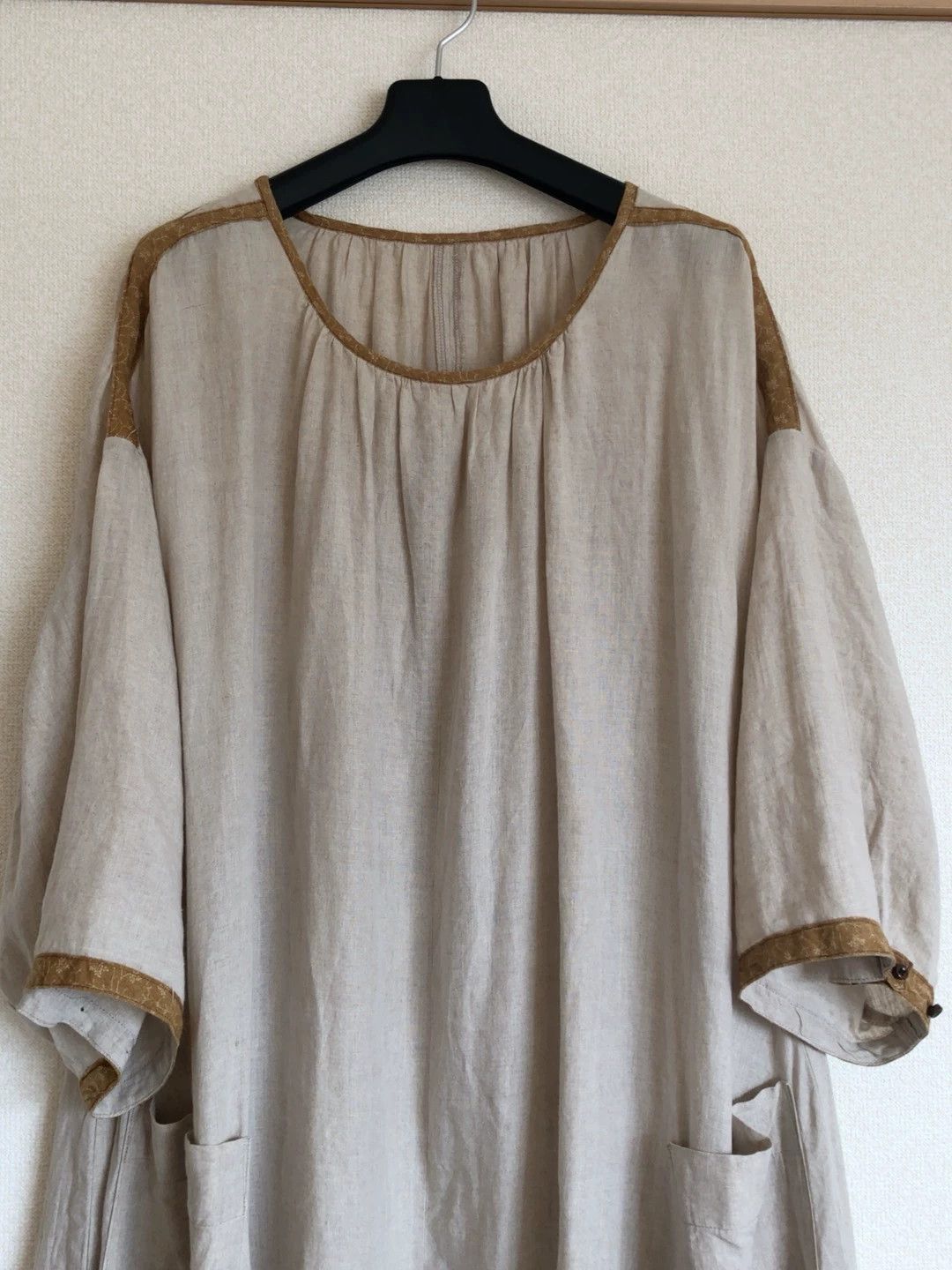 Kapital Kapital 99 New Linen Trim Dress - -DMC Size US S / EU 44-46 / 1 - 2 Thumbnail