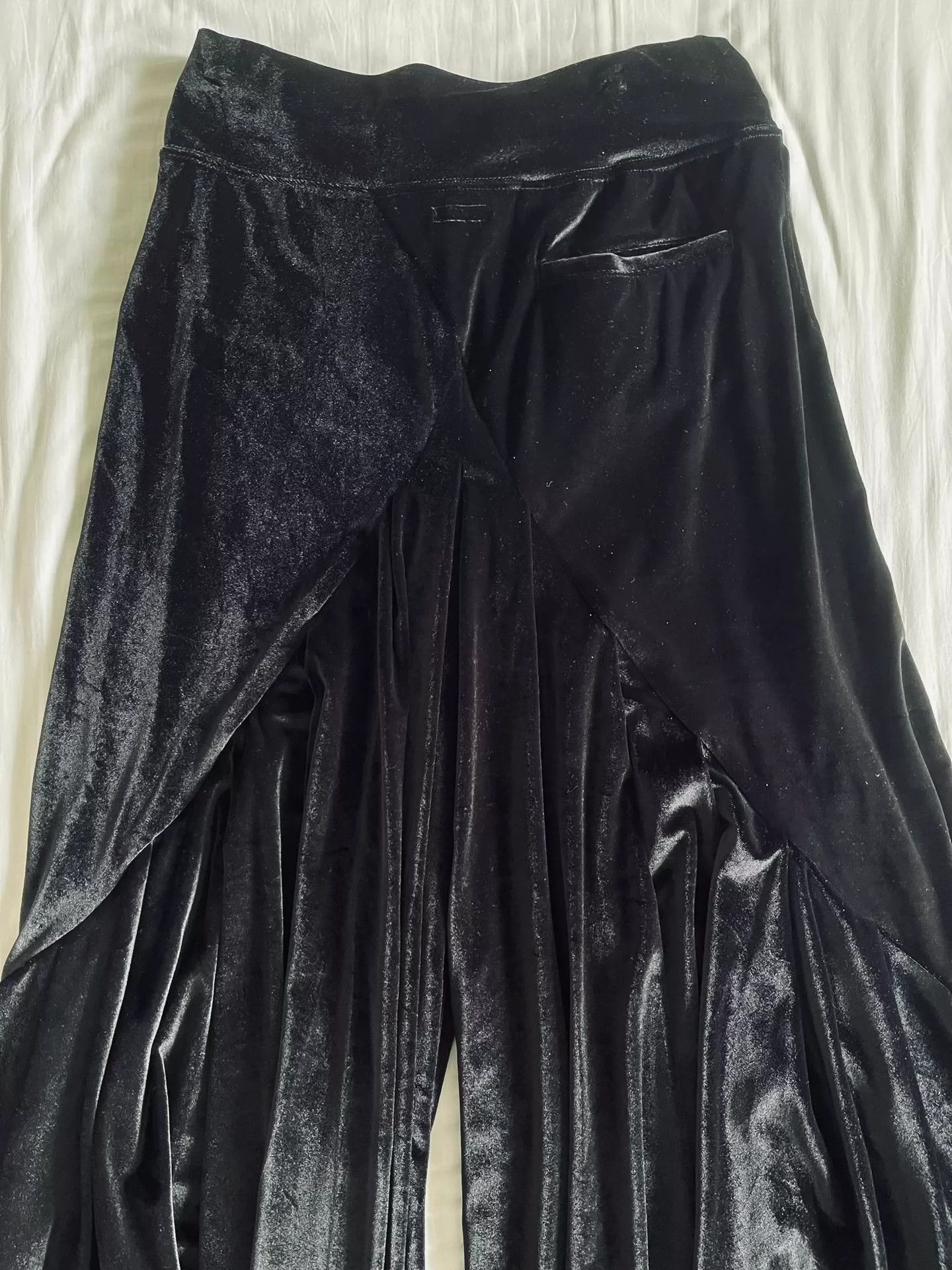 Kapital Kapital Black Velvet Long Culottes - -DMC Size US 30 / EU 46 - 4 Thumbnail