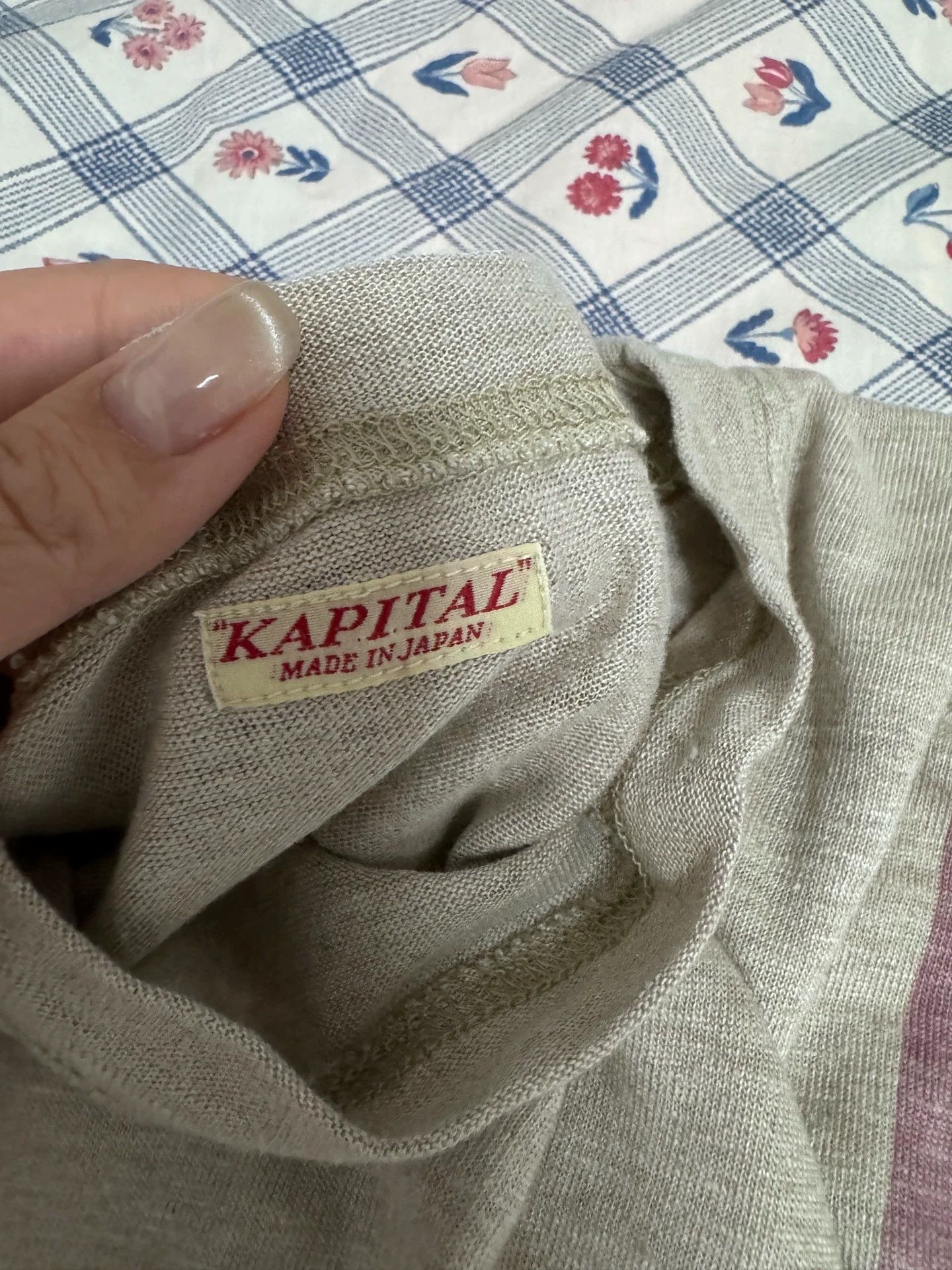 Kapital Kapital Cashew Flower Linen Draping Loose Sleeves -DMC Size US L / EU 52-54 / 3 - 3 Thumbnail