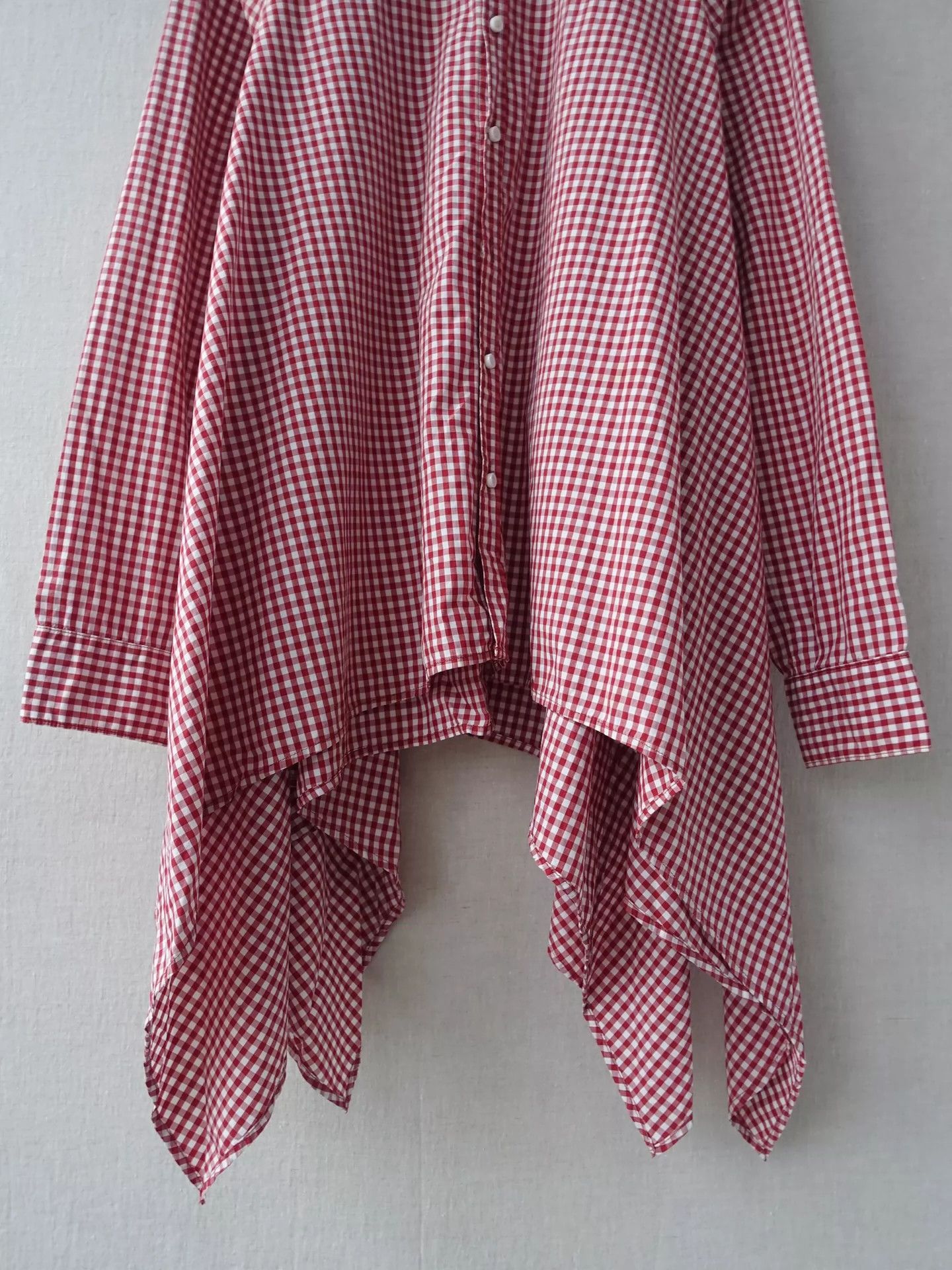 Kapital Kapital Plaid Irregular Oversized Hem Shirt - -DMC Size US XS / EU 42 / 0 - 4 Thumbnail