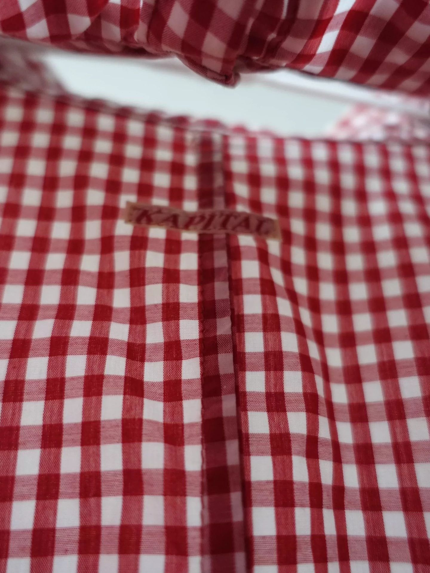 Kapital Kapital Plaid Irregular Oversized Hem Shirt - -DMC Size US XS / EU 42 / 0 - 8 Thumbnail