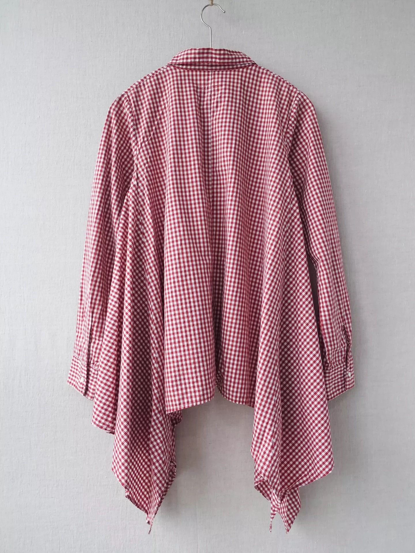 Kapital Kapital Plaid Irregular Oversized Hem Shirt - -DMC Size US XS / EU 42 / 0 - 2 Thumbnail
