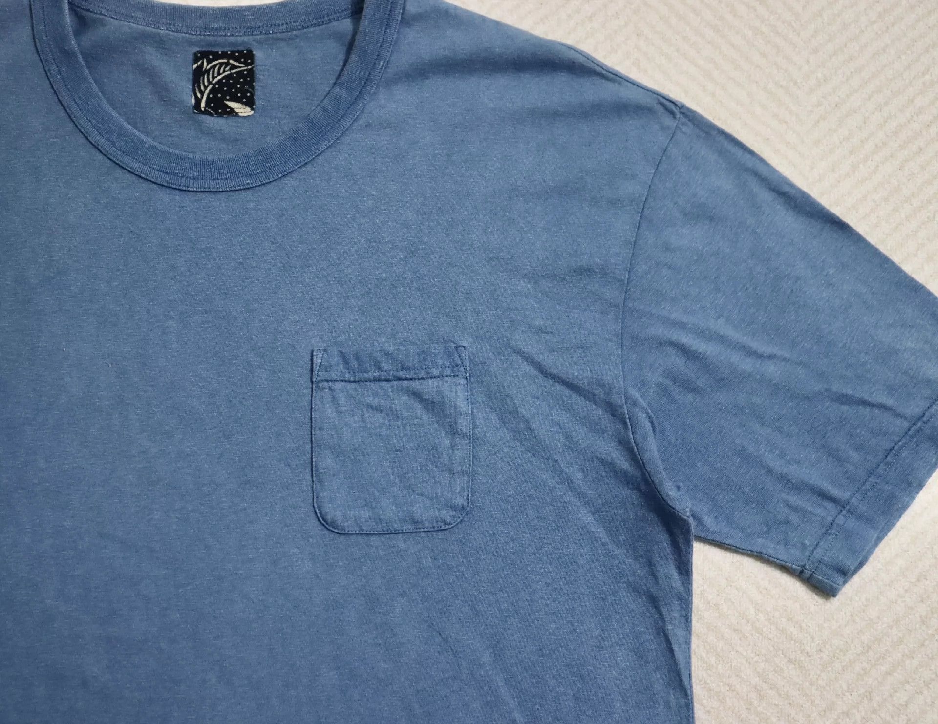 Visvim Visvim 21ss ICT Indigo blue dyed T-shirt short sleeved -DMC Size US XL / EU 56 / 4 - 2 Thumbnail
