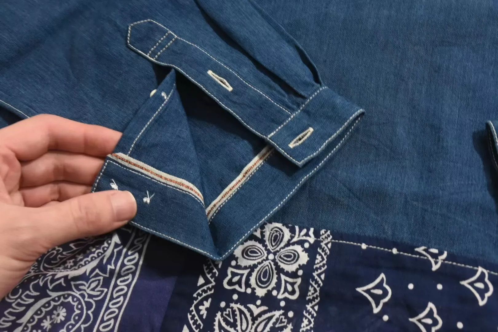 Visvim VISVIM 19AW BORDER TUNIC P.O. Cashew flower shirt -DMC Size US L / EU 52-54 / 3 - 7 Thumbnail