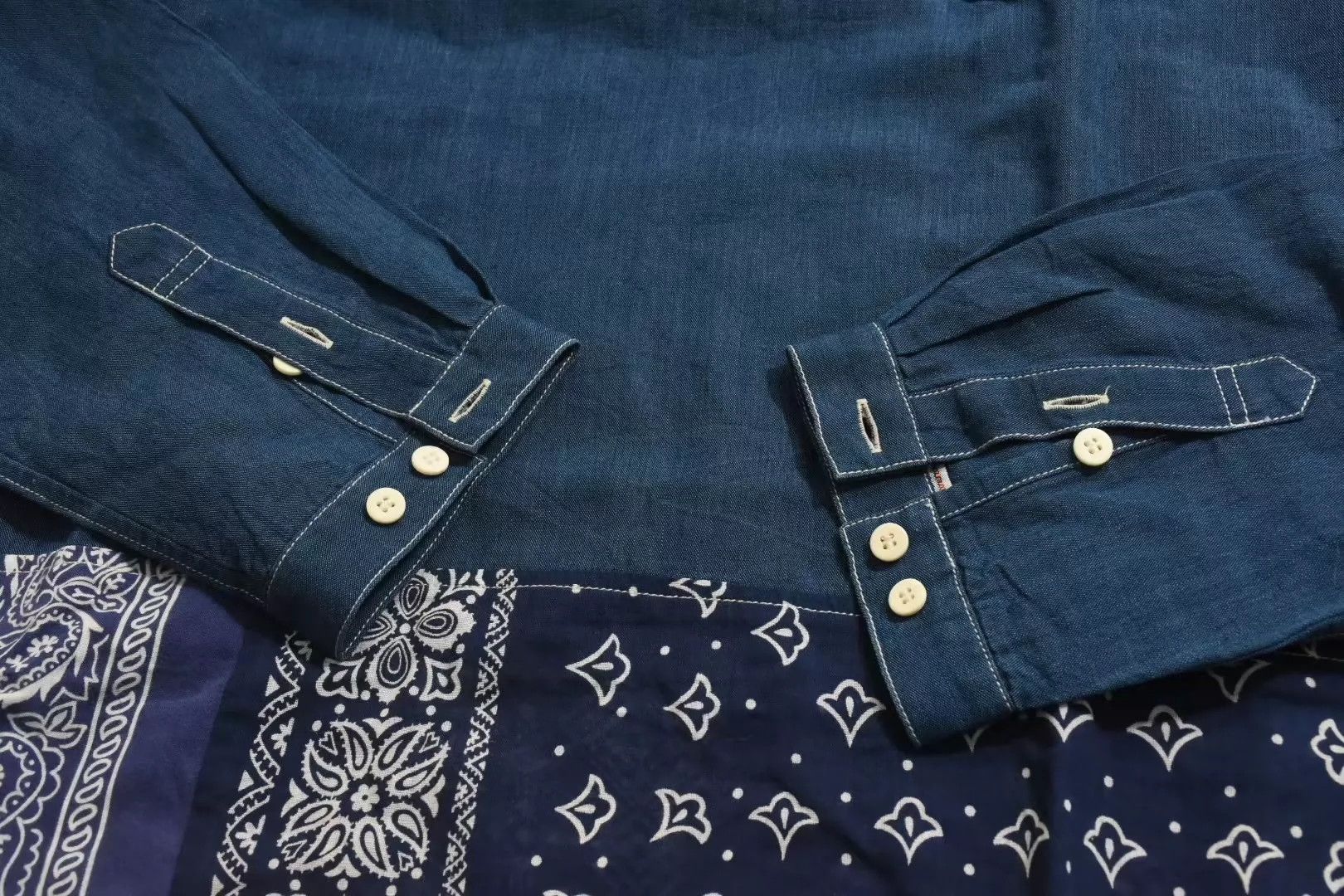 Visvim VISVIM 19AW BORDER TUNIC P.O. Cashew flower shirt -DMC Size US L / EU 52-54 / 3 - 6 Thumbnail