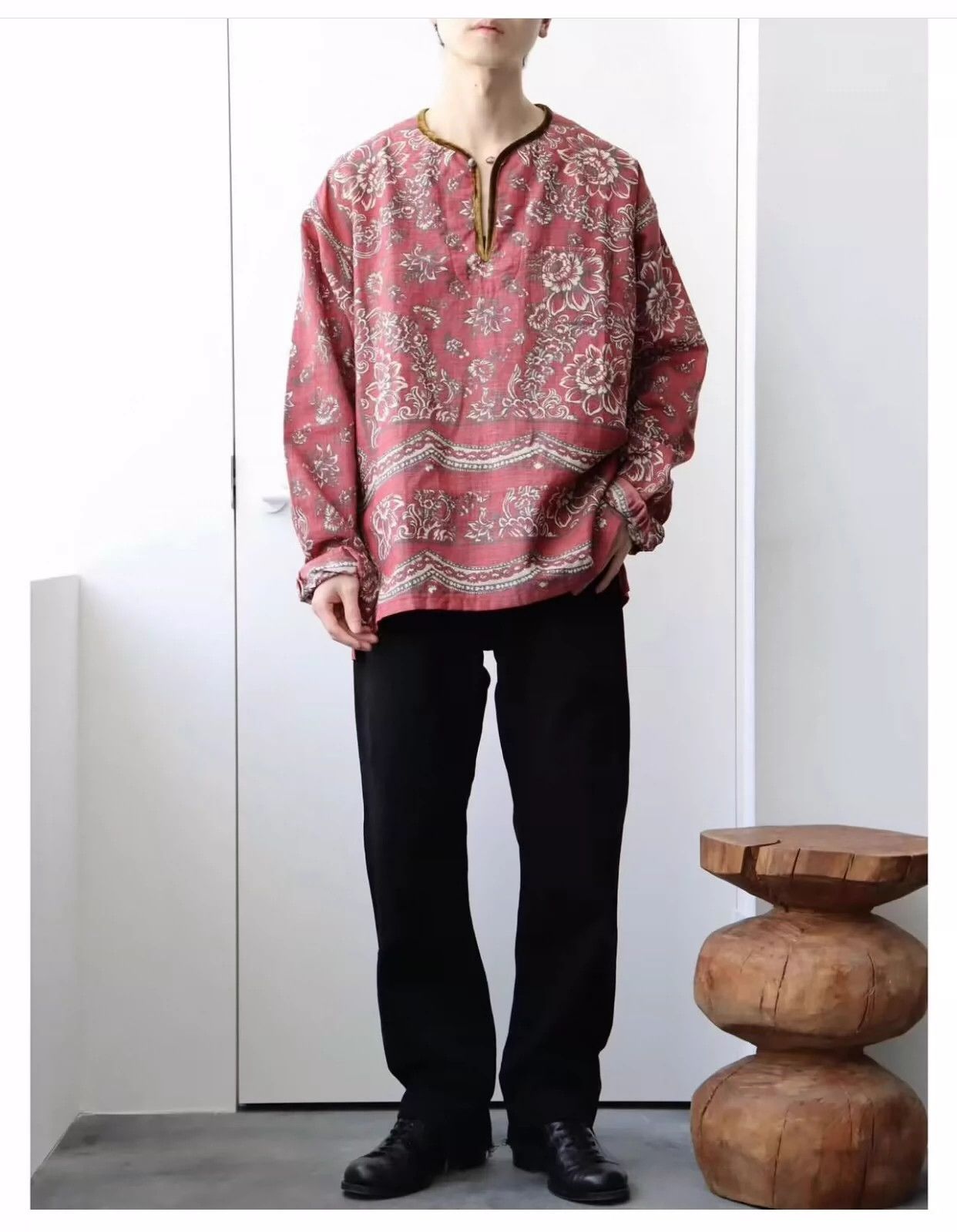 Visvim Visvim 22ss Tunic P.O. Wildflower P.W. shirt -DMC Size US L / EU 52-54 / 3 - 3 Thumbnail