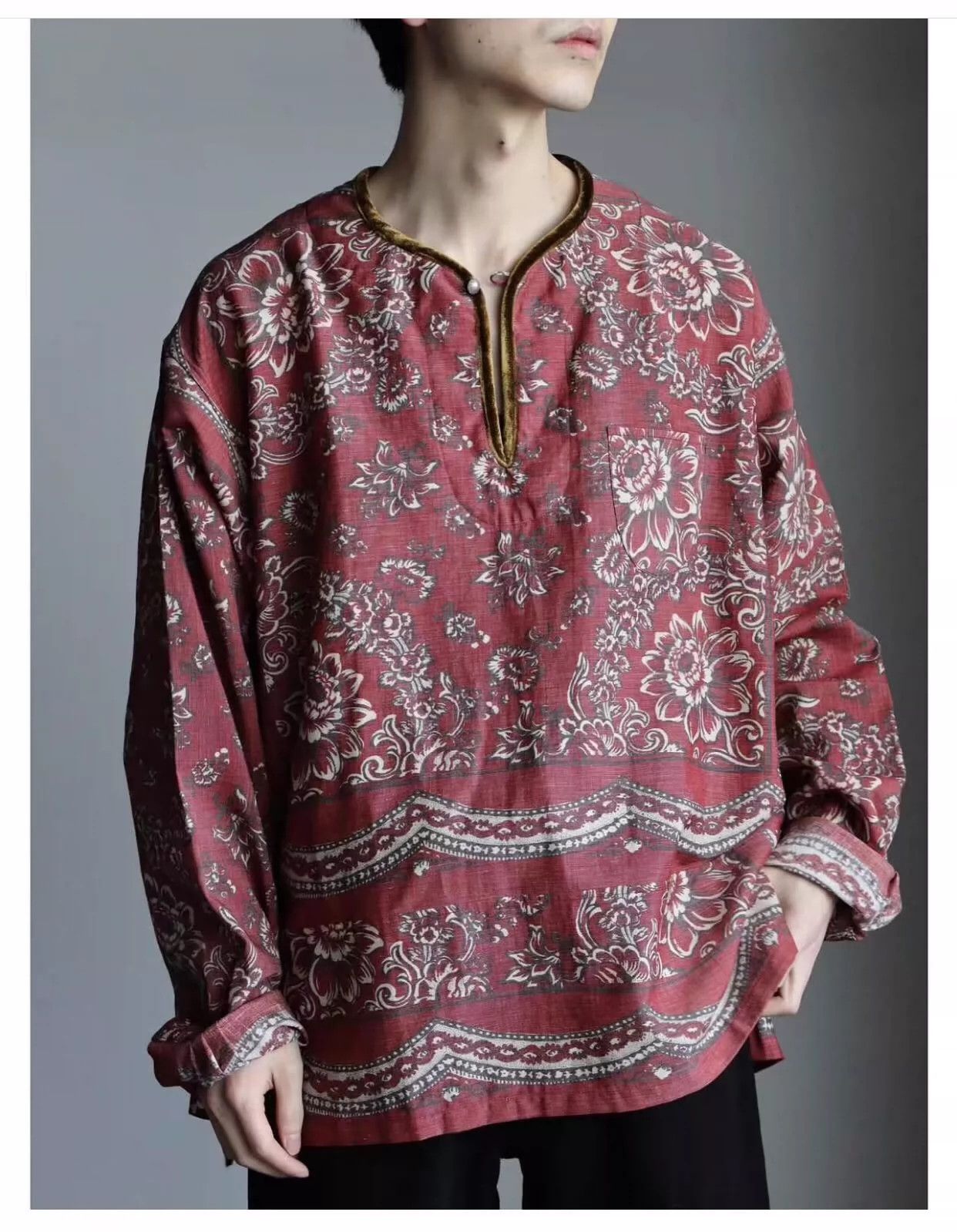 Visvim Visvim 22ss Tunic P.O. Wildflower P.W. shirt -DMC Size US L / EU 52-54 / 3 - 4 Thumbnail