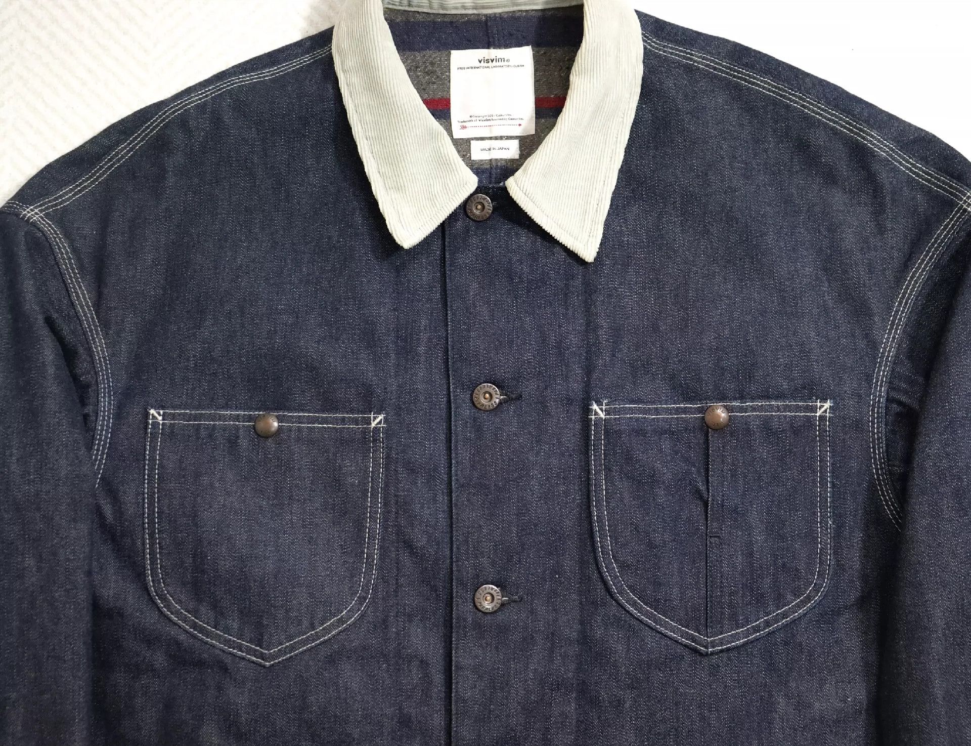 Visvim Visvim 22aw Jumbo Coverall Unwashed jacket -DMC Size US M / EU 48-50 / 2 - 3 Thumbnail