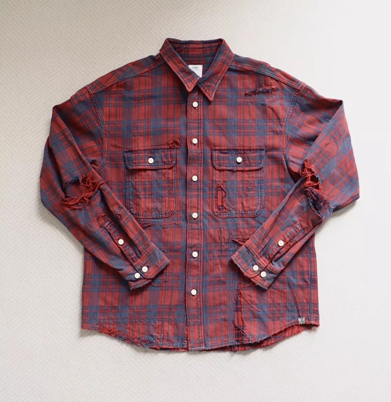 Visvim VISVIM 21SS LUMBER CHECK CRASH Shattered Checkered Shirt -DMC Size US M / EU 48-50 / 2 - 2 Thumbnail