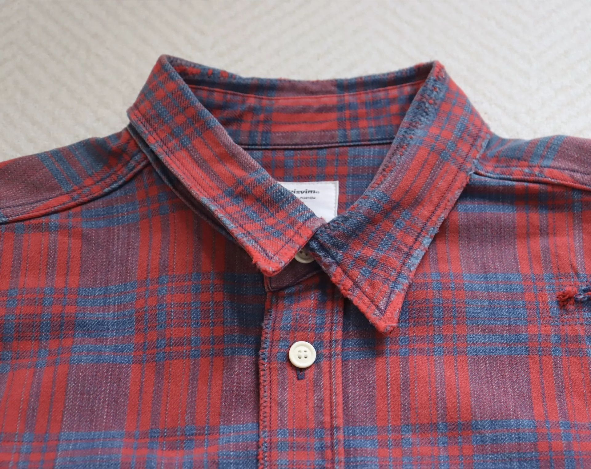Visvim VISVIM 21SS LUMBER CHECK CRASH Shattered Checkered Shirt -DMC Size US M / EU 48-50 / 2 - 4 Thumbnail