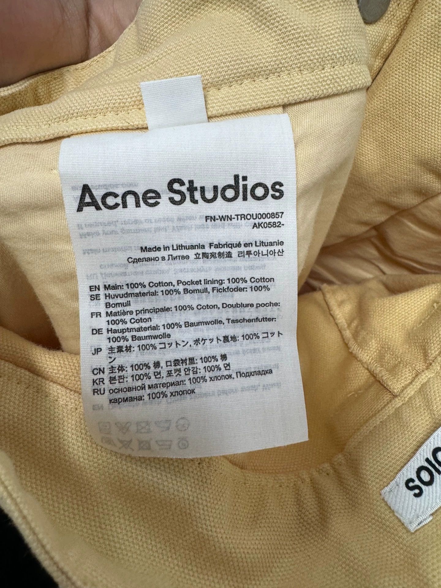 Acne Studios Acne Studios original lemon yellow old - -DMC Size US 36 / EU 52 - 7 Thumbnail