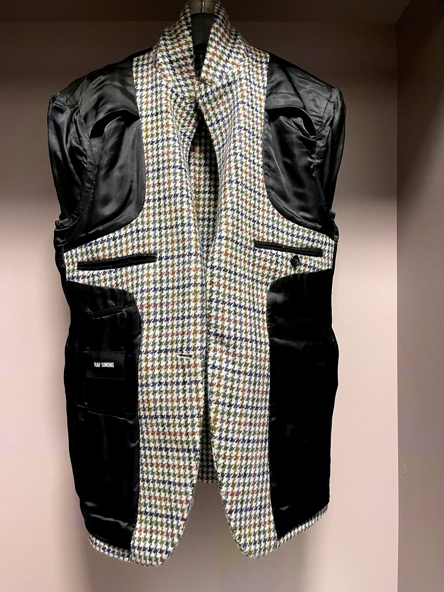 Raf Simons Raf Simons Thousand Bird Grid Single West Jacket -DMC Size US S / EU 44-46 / 1 - 3 Thumbnail