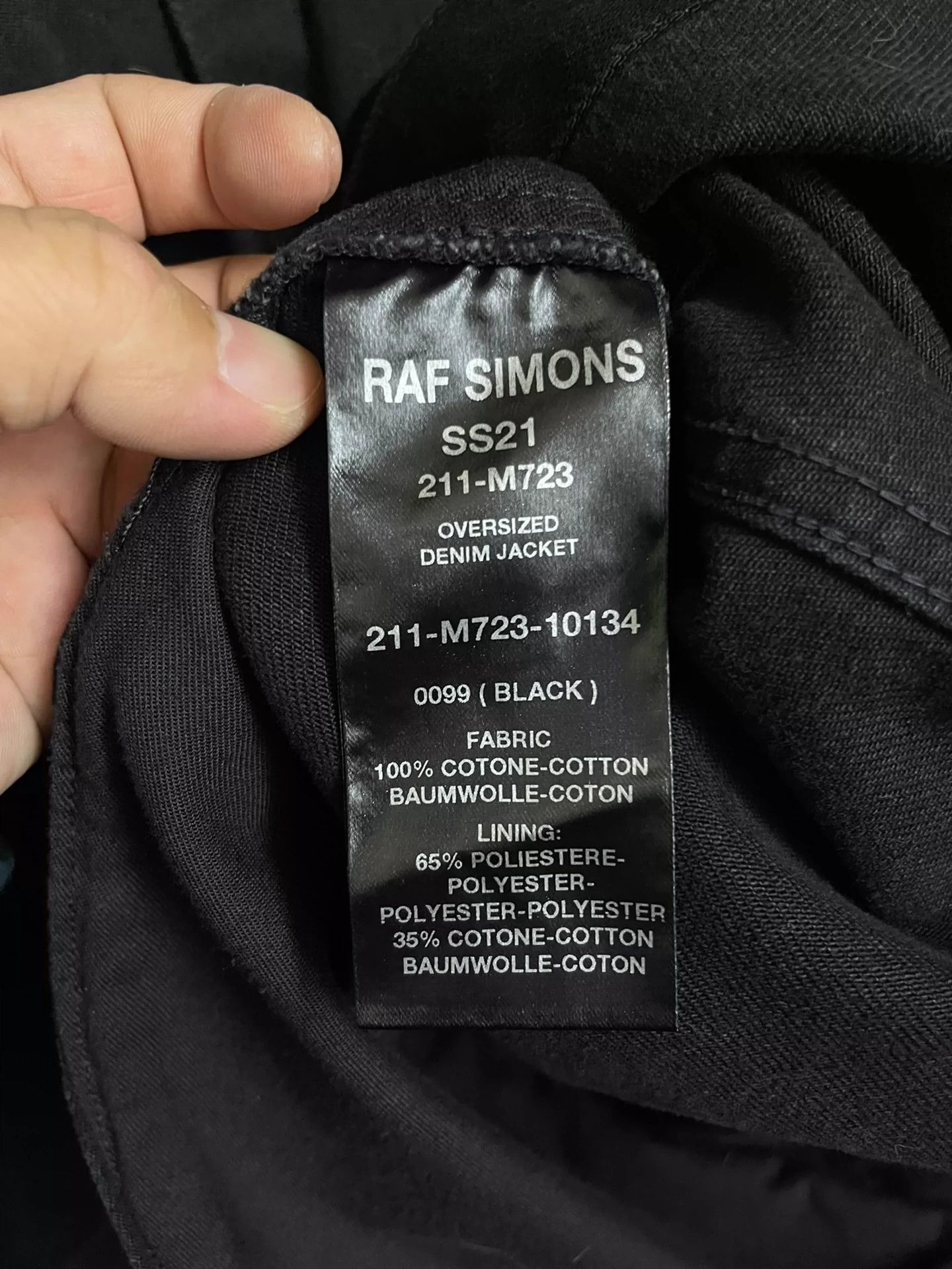 Raf Simons Raf Simons denim wide jacket -DMC Size US L / EU 52-54 / 3 - 8 Thumbnail