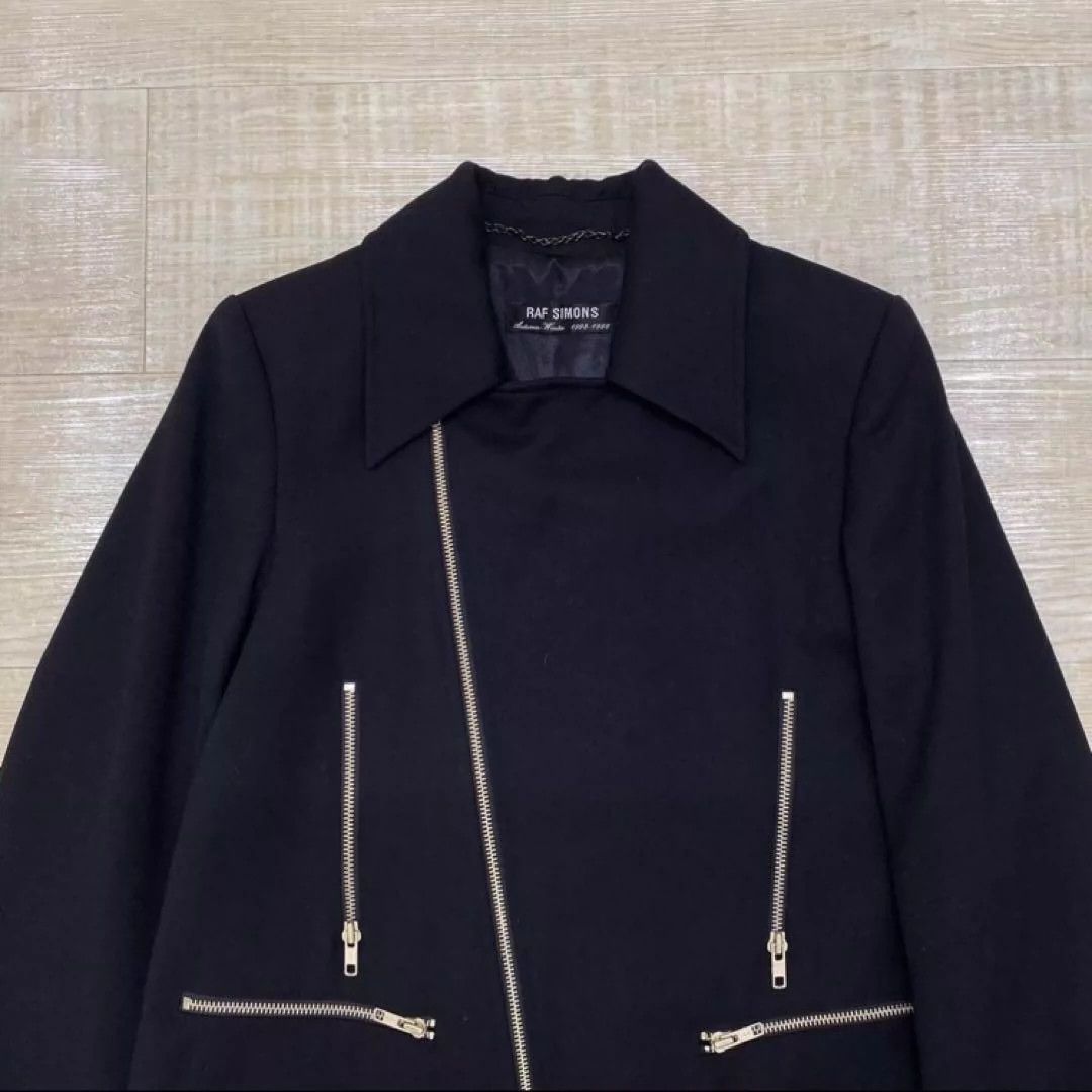 Raf Simons Raf Simons 98AW archive diagonal zipper coat -DMC Size US M / EU 48-50 / 2 - 5 Thumbnail
