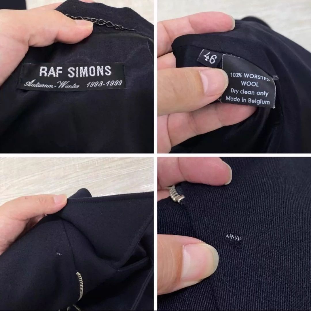 Raf Simons Raf Simons 98AW archive diagonal zipper coat -DMC Size US M / EU 48-50 / 2 - 8 Thumbnail