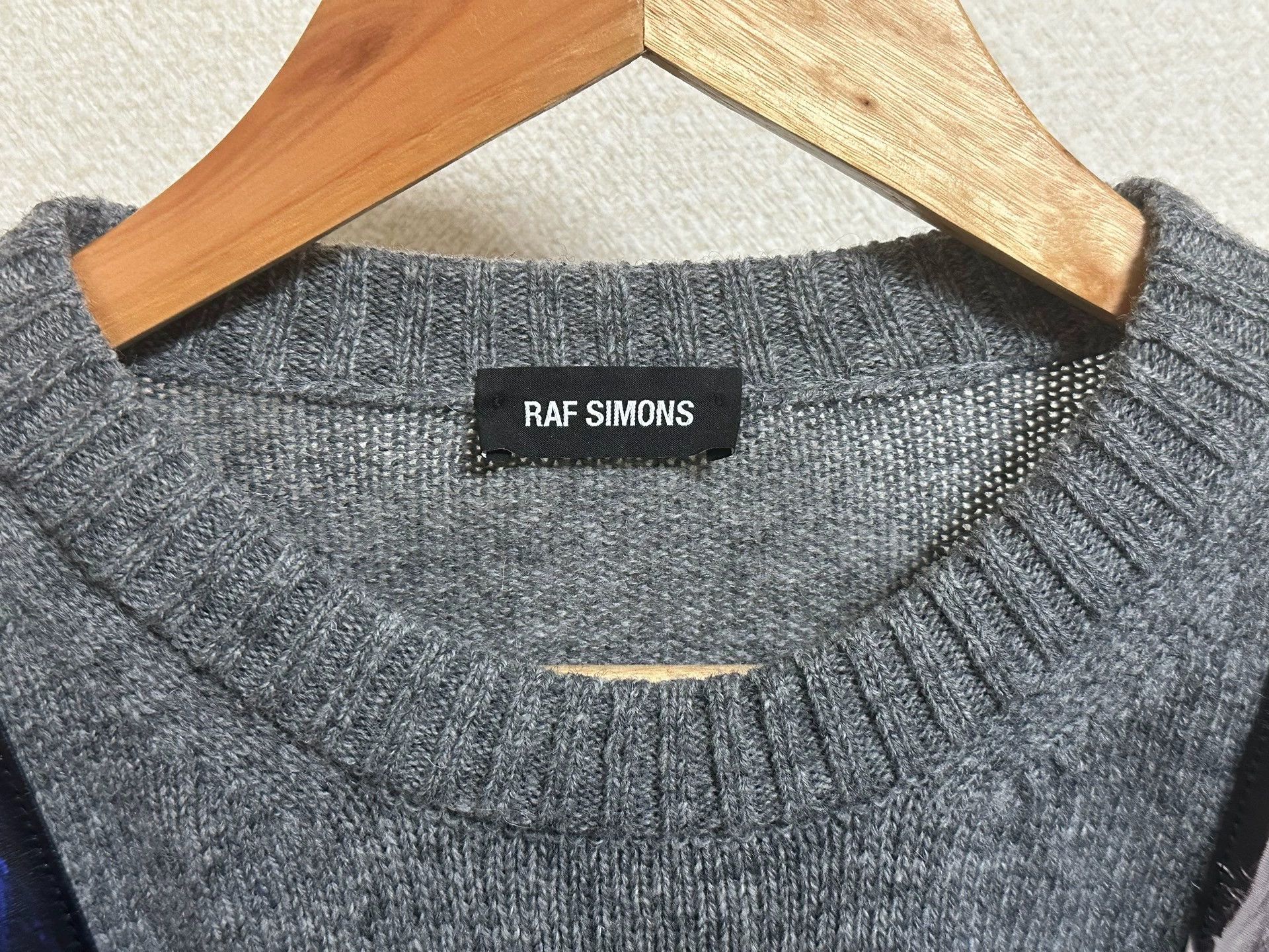 Raf Simons Raf Simons 19fw Show Style OS Portrait Patch Sweater -DMC Size US S / EU 44-46 / 1 - 3 Thumbnail