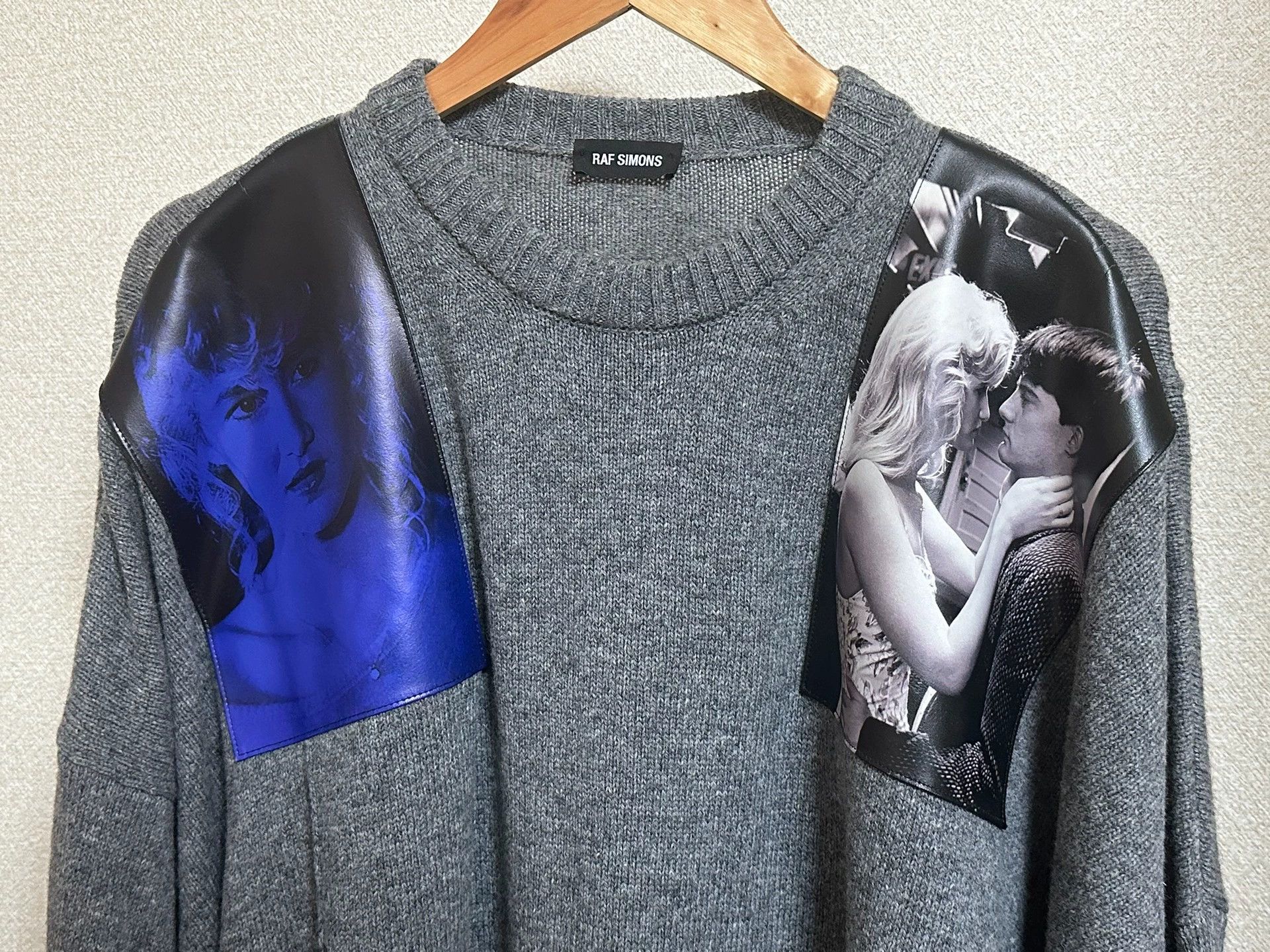 Raf Simons Raf Simons 19fw Show Style OS Portrait Patch Sweater -DMC Size US S / EU 44-46 / 1 - 7 Thumbnail