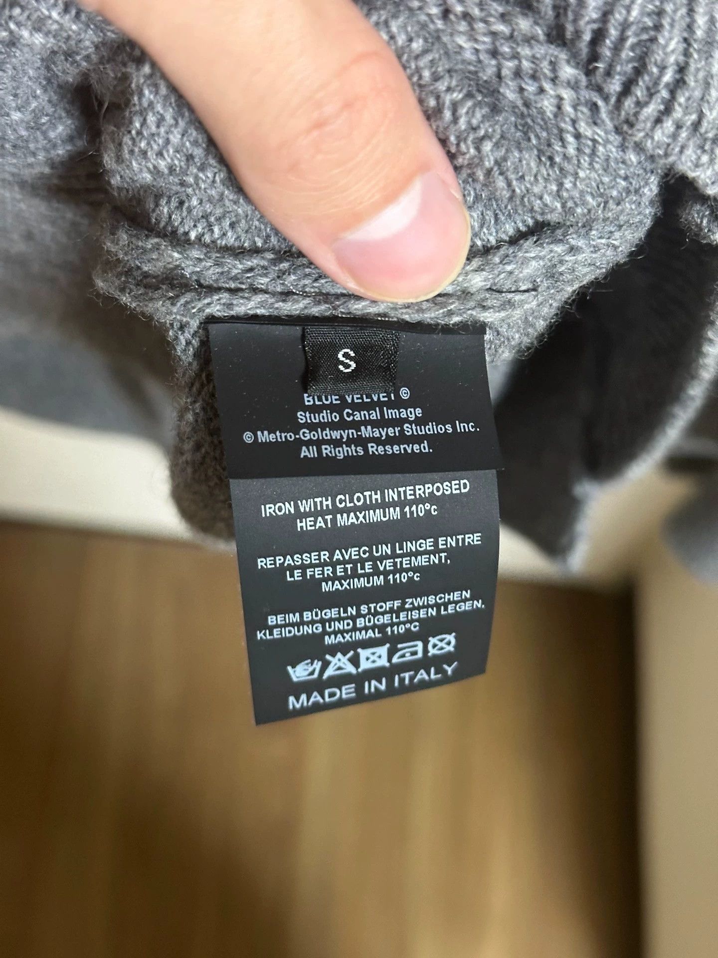 Raf Simons Raf Simons 19fw Show Style OS Portrait Patch Sweater -DMC Size US S / EU 44-46 / 1 - 6 Thumbnail
